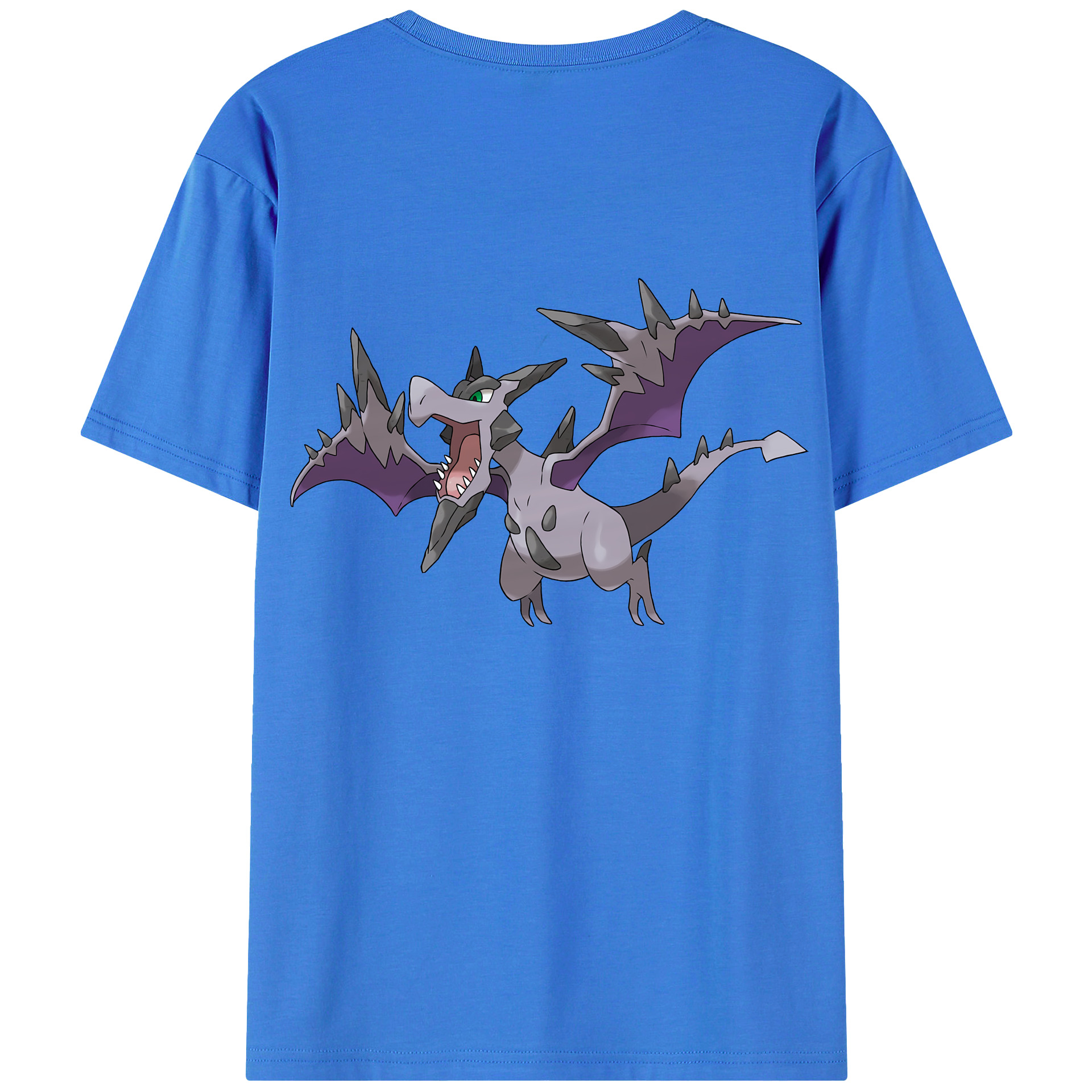 （画像用） ポケットモンスター Pokémon 綿100％ メンズ半袖Tシャツ（バックプリント） 通気性