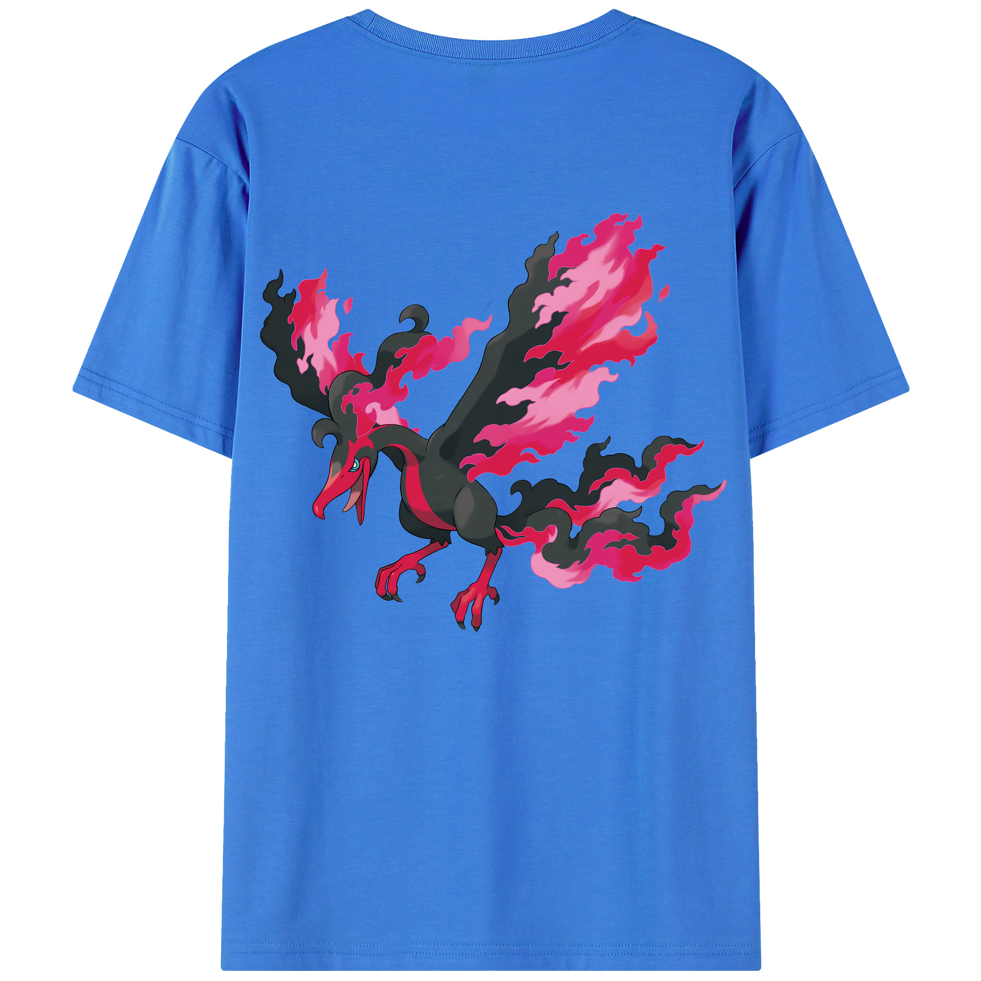 （画像用） ポケットモンスター Pokémon 綿100％ メンズ半袖Tシャツ（バックプリント） 通気性