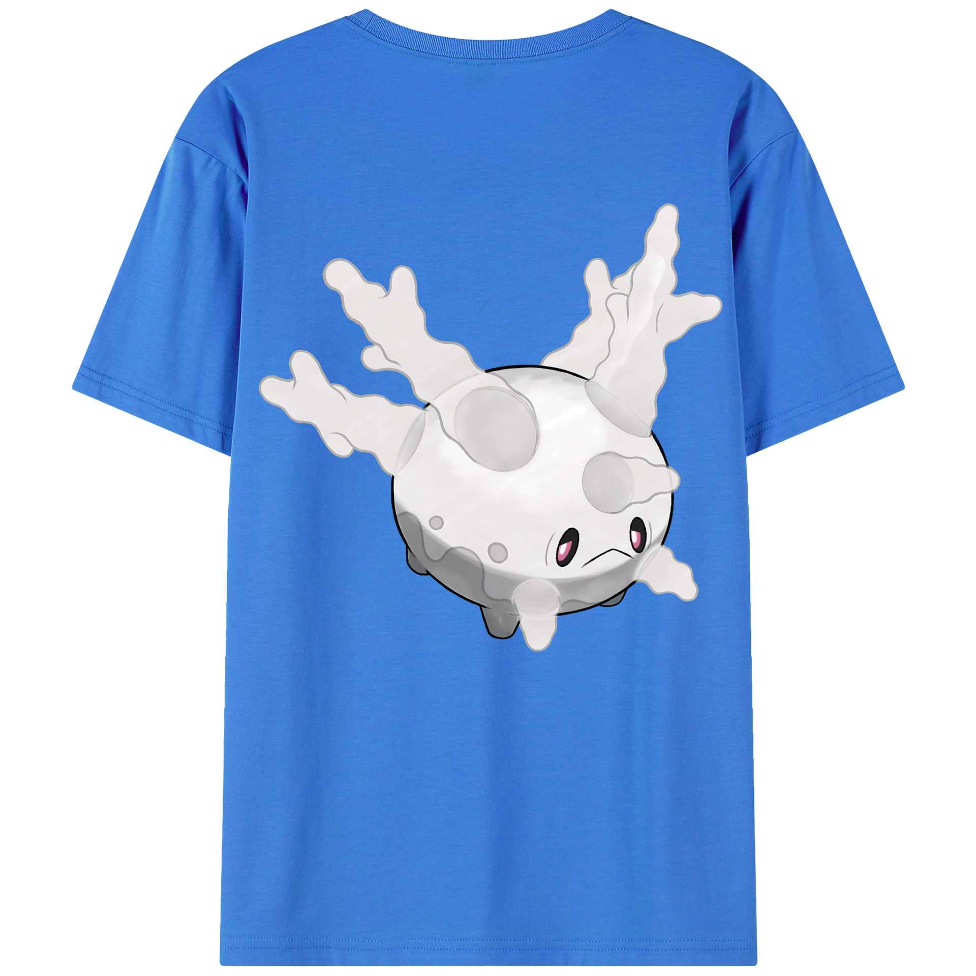 （画像用） ポケットモンスター Pokémon 綿100％ メンズ半袖Tシャツ（バックプリント） 通気性