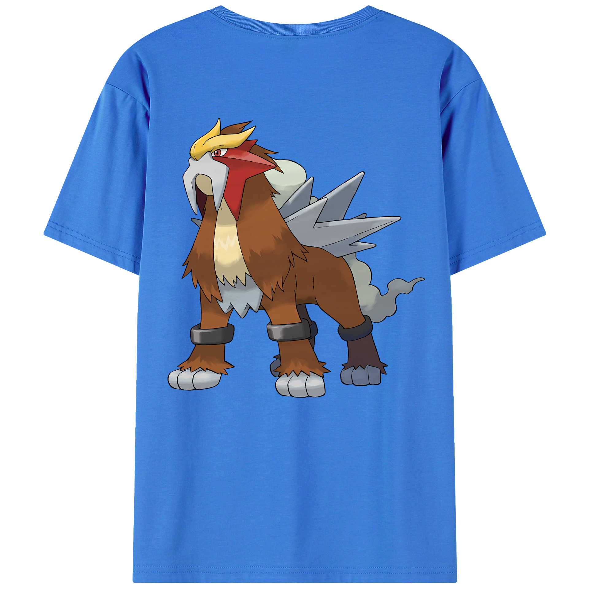 （画像用） ポケットモンスター Pokémon 綿100％ メンズ半袖Tシャツ（バックプリント） 通気性