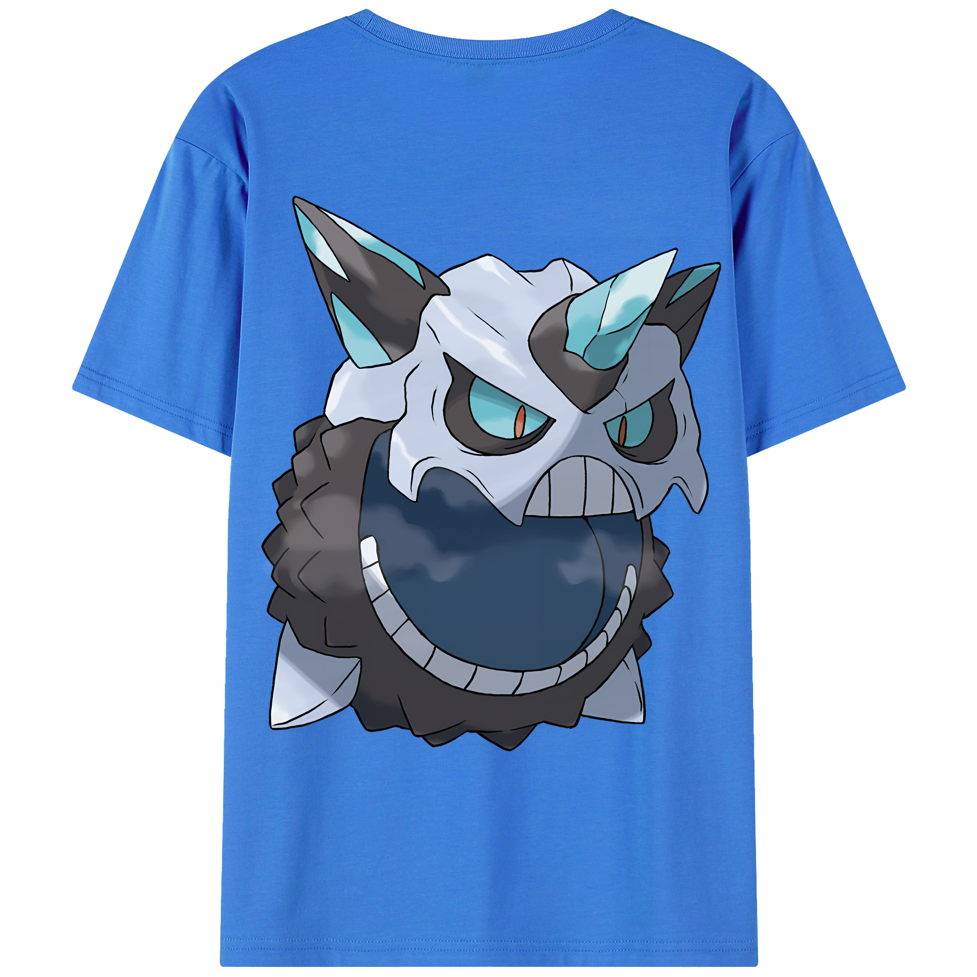 （画像用） ポケットモンスター Pokémon 綿100％ メンズ半袖Tシャツ（バックプリント） 通気性