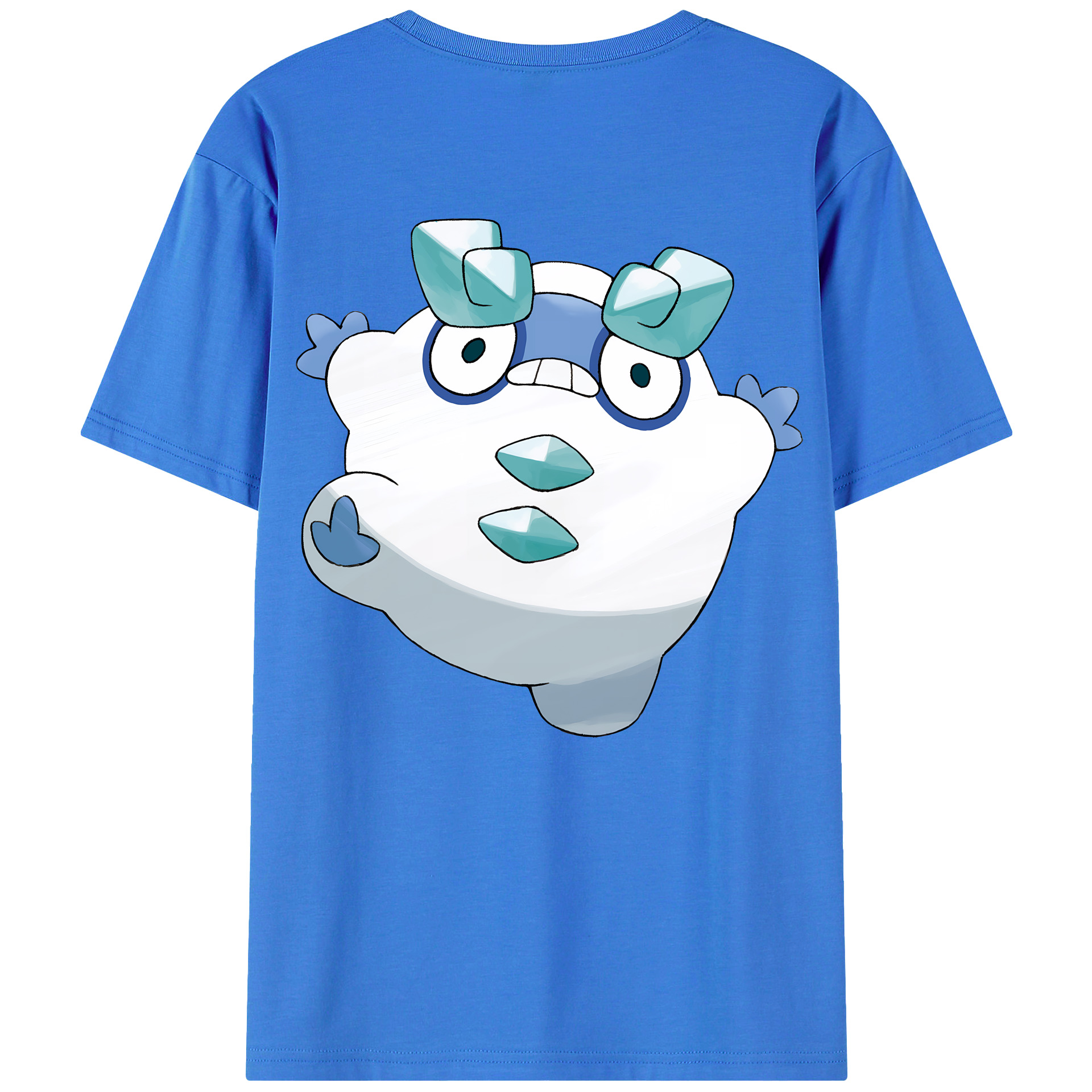 （画像用） ポケットモンスター Pokémon 綿100％ メンズ半袖Tシャツ（バックプリント） 通気性