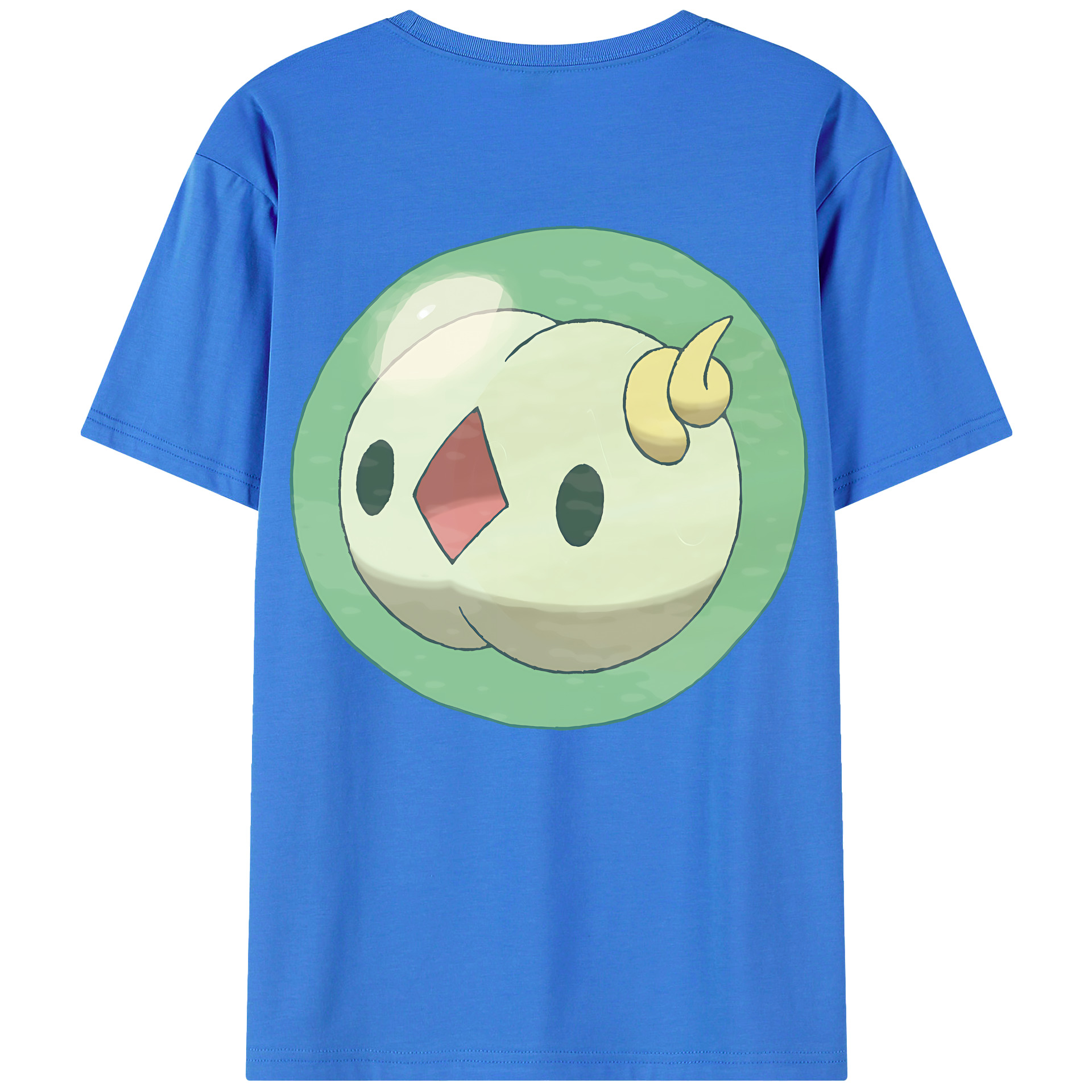 （画像用） ポケットモンスター Pokémon 綿100％ メンズ半袖Tシャツ（バックプリント） 通気性