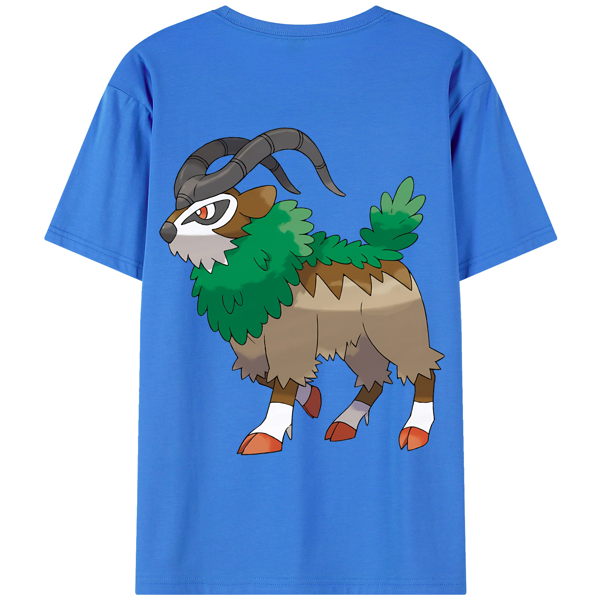 （画像用） ポケットモンスター Pokémon 綿100％ メンズ半袖Tシャツ（バックプリント） 通気性