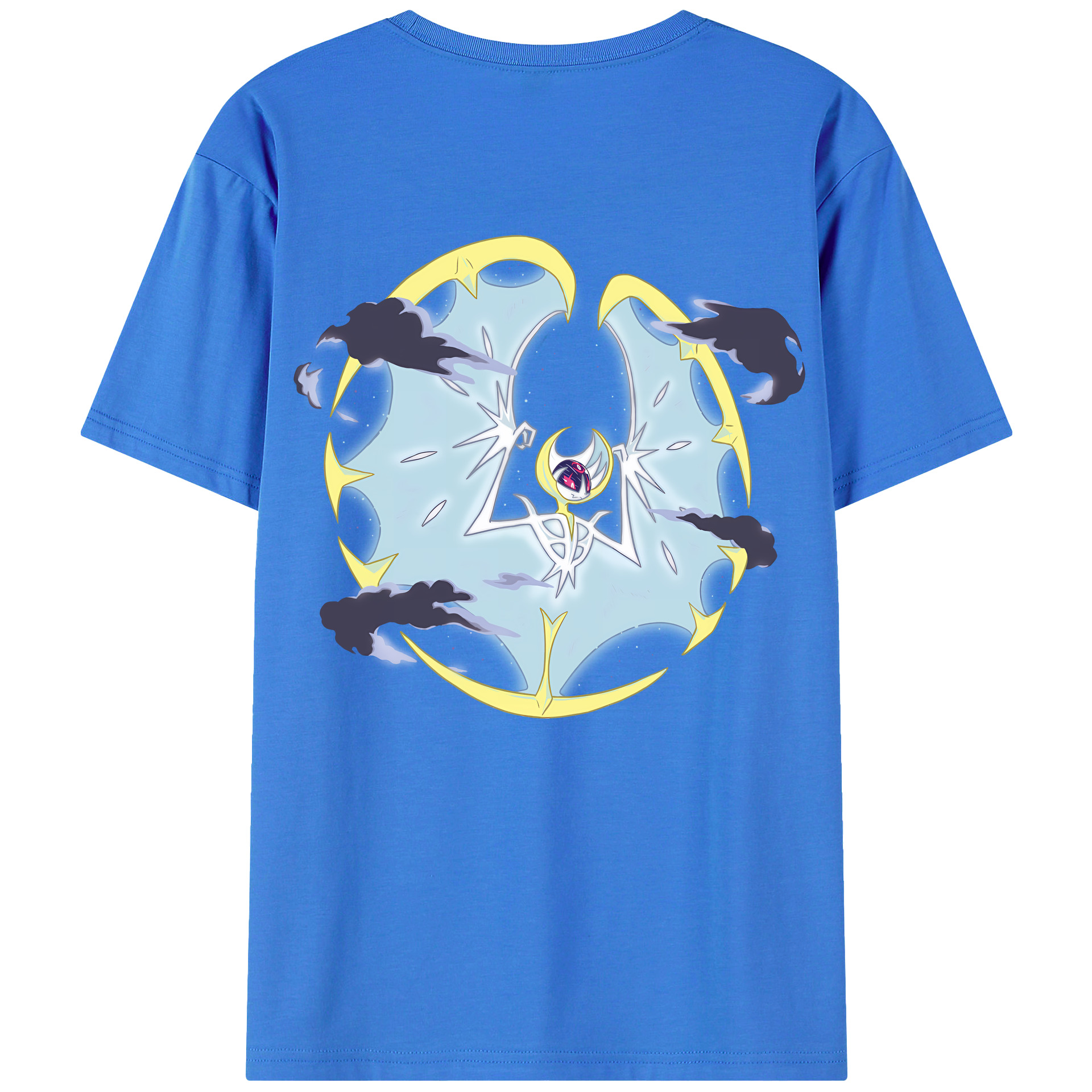 （画像用） ポケットモンスター Pokémon 綿100％ メンズ半袖Tシャツ（バックプリント） 通気性