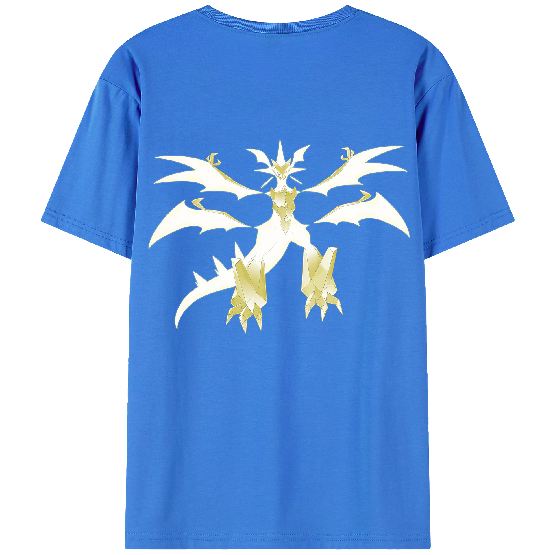 （画像用） ポケットモンスター Pokémon 綿100％ メンズ半袖Tシャツ（バックプリント） 通気性