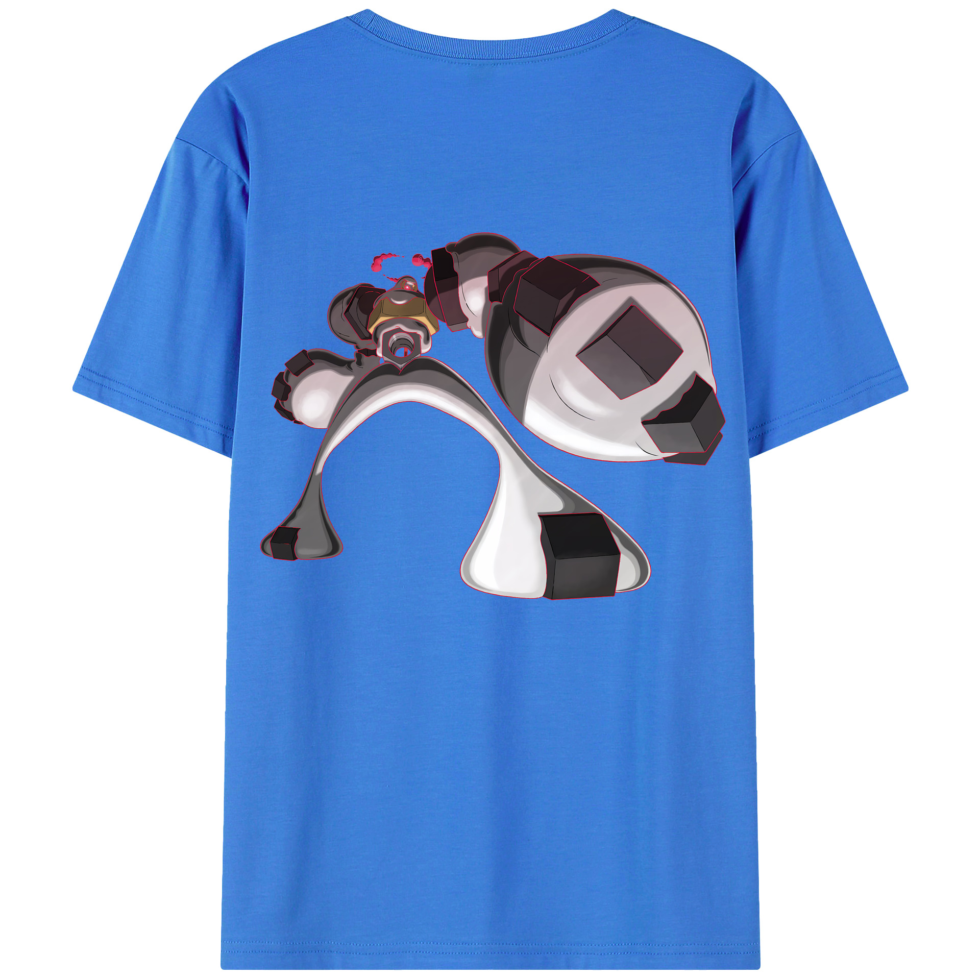 （画像用） ポケットモンスター Pokémon 綿100％ メンズ半袖Tシャツ（バックプリント） 通気性