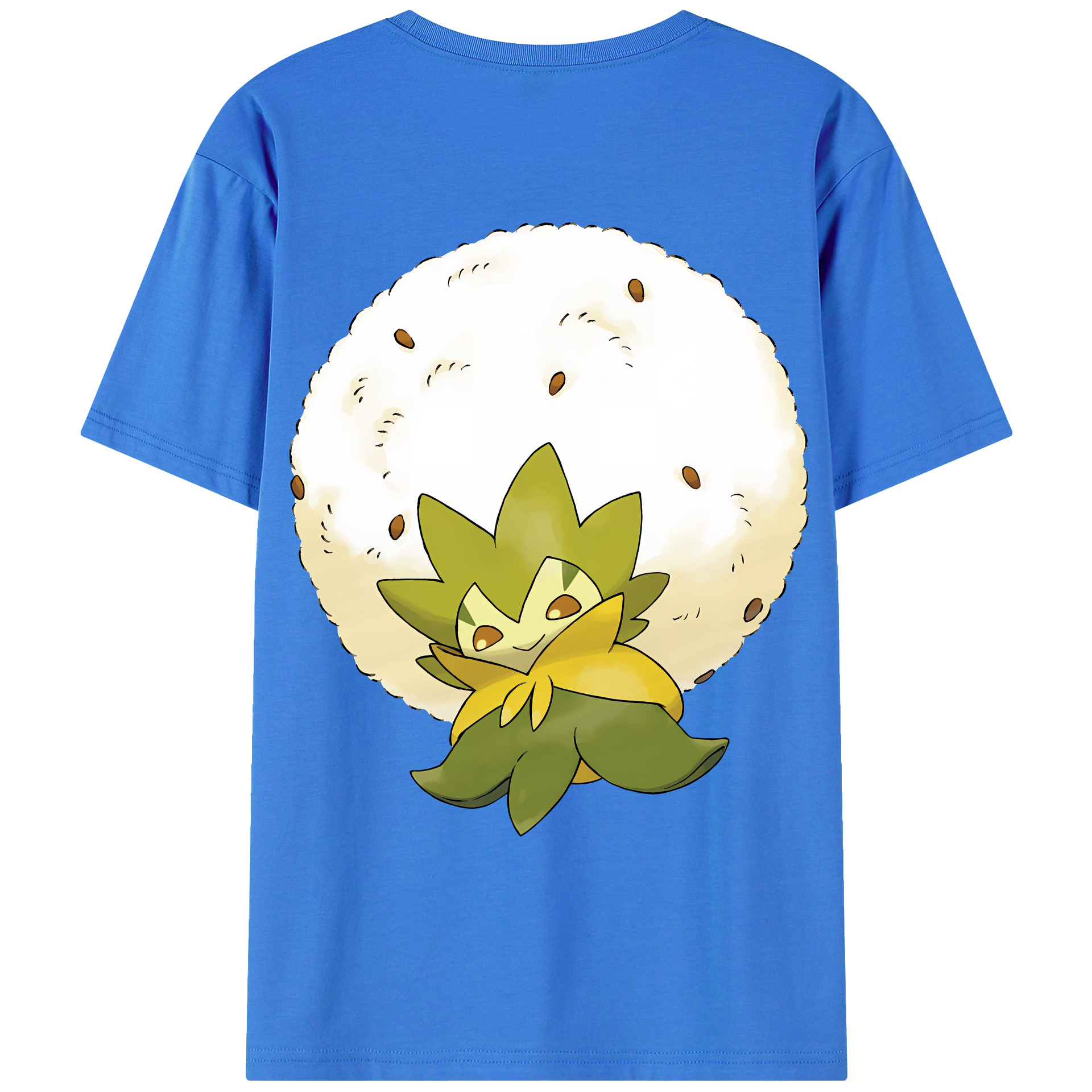 （画像用） ポケットモンスター Pokémon 綿100％ メンズ半袖Tシャツ（バックプリント） 通気性