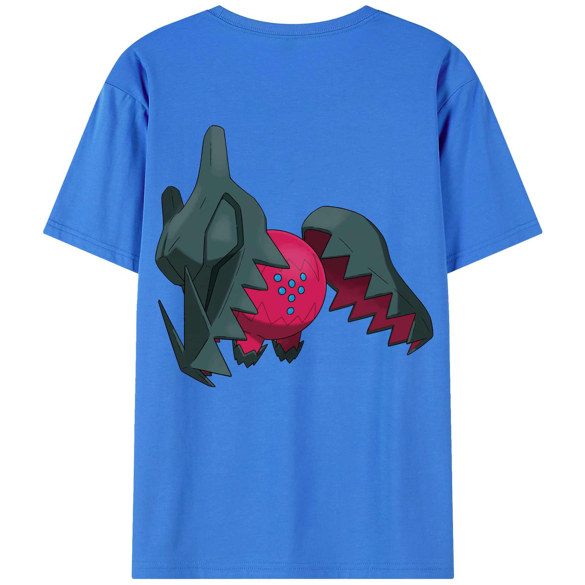 （画像用） ポケットモンスター Pokémon 綿100％ メンズ半袖Tシャツ（バックプリント） 通気性