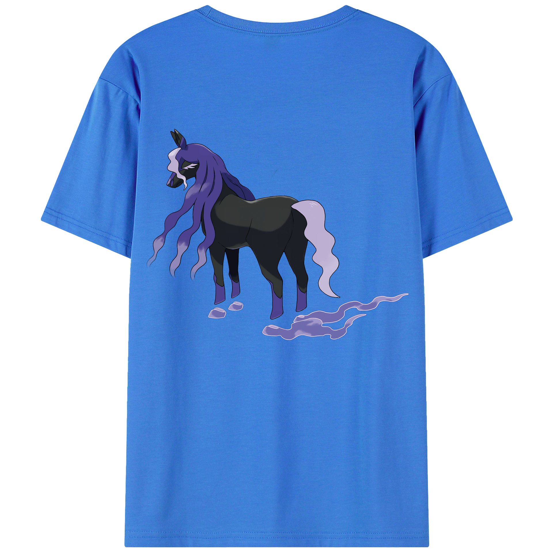 （画像用） ポケットモンスター Pokémon 綿100％ メンズ半袖Tシャツ（バックプリント） 通気性