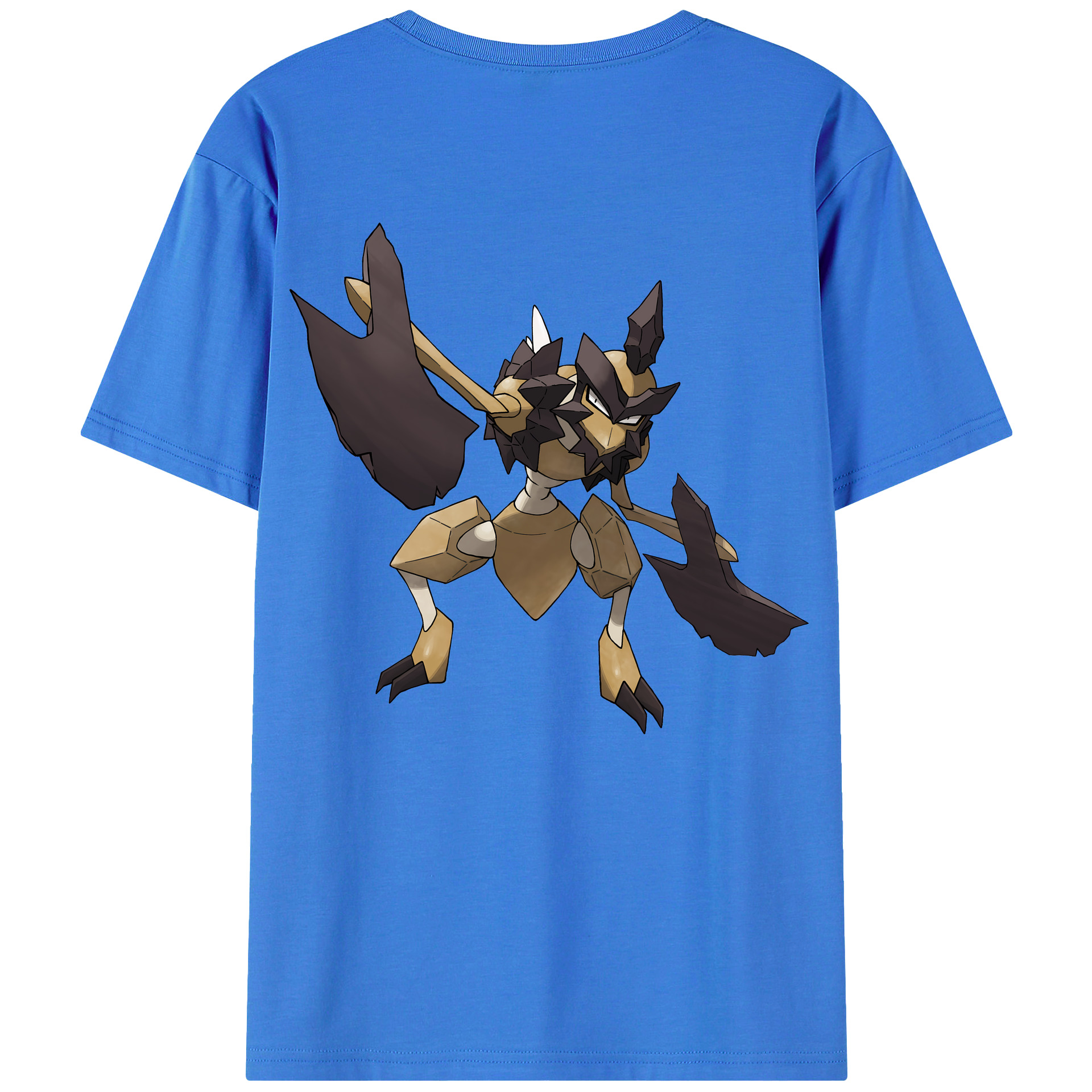 （画像用） ポケットモンスター Pokémon 綿100％ メンズ半袖Tシャツ（バックプリント） 通気性