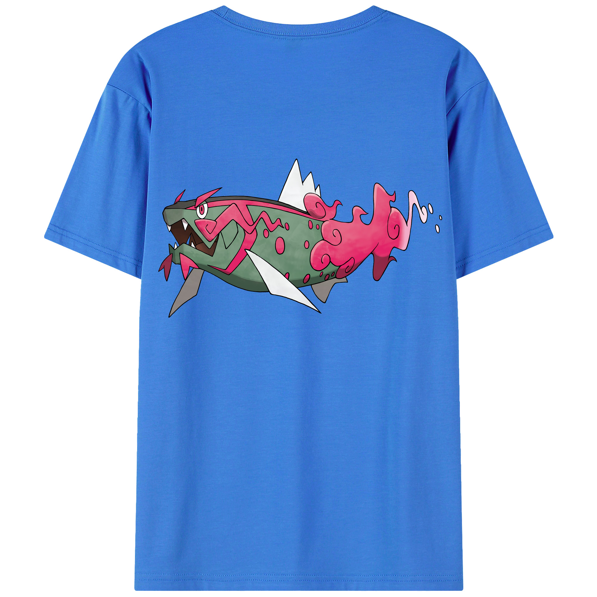 （画像用） ポケットモンスター Pokémon 綿100％ メンズ半袖Tシャツ（バックプリント） 通気性