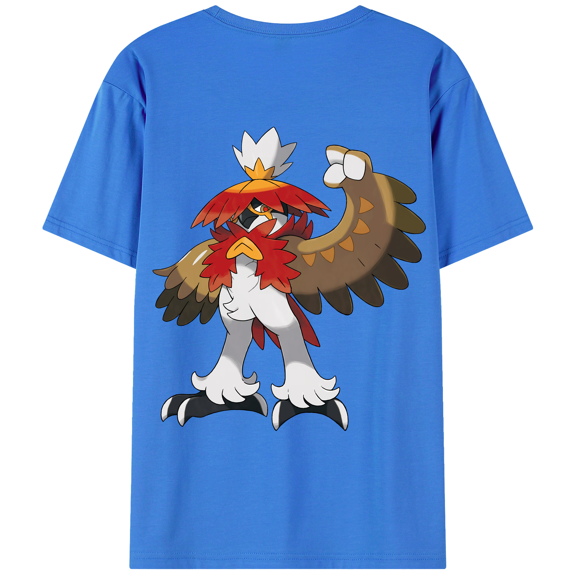 （画像用） ポケットモンスター Pokémon 綿100％ メンズ半袖Tシャツ（バックプリント） 通気性
