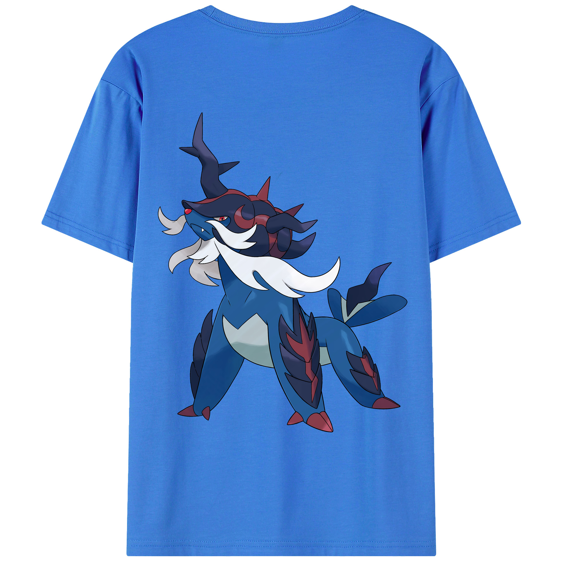 （画像用） ポケットモンスター Pokémon 綿100％ メンズ半袖Tシャツ（バックプリント） 通気性