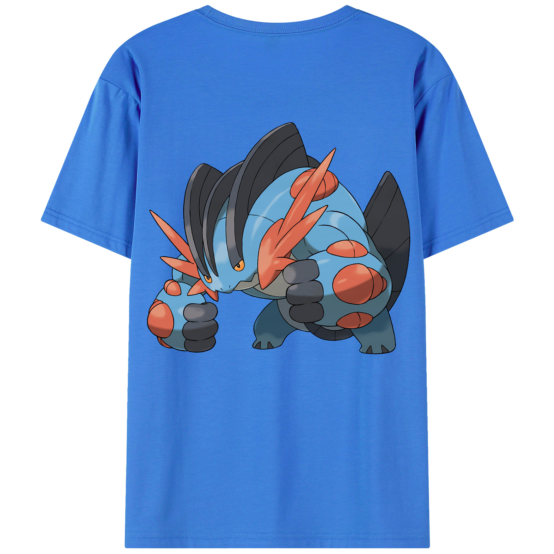 （画像用） ポケットモンスター Pokémon 綿100％ メンズ半袖Tシャツ（バックプリント） 通気性