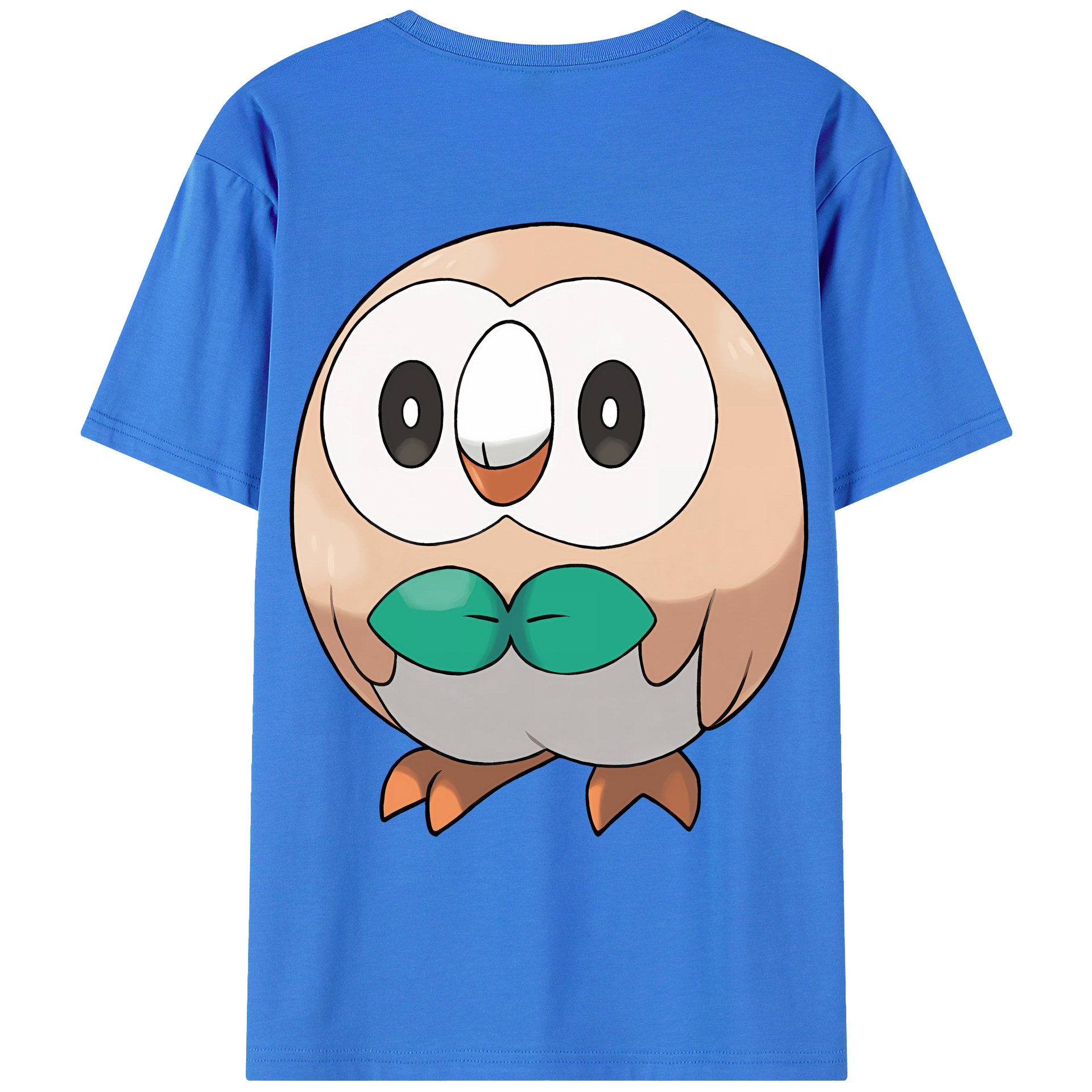（画像用） ポケットモンスター Pokémon 綿100％ メンズ半袖Tシャツ（バックプリント） 通気性
