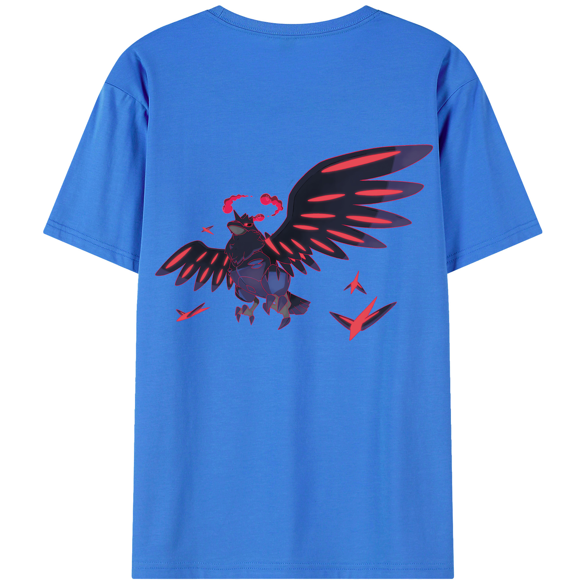（画像用） ポケットモンスター Pokémon 綿100％ メンズ半袖Tシャツ（バックプリント） 通気性
