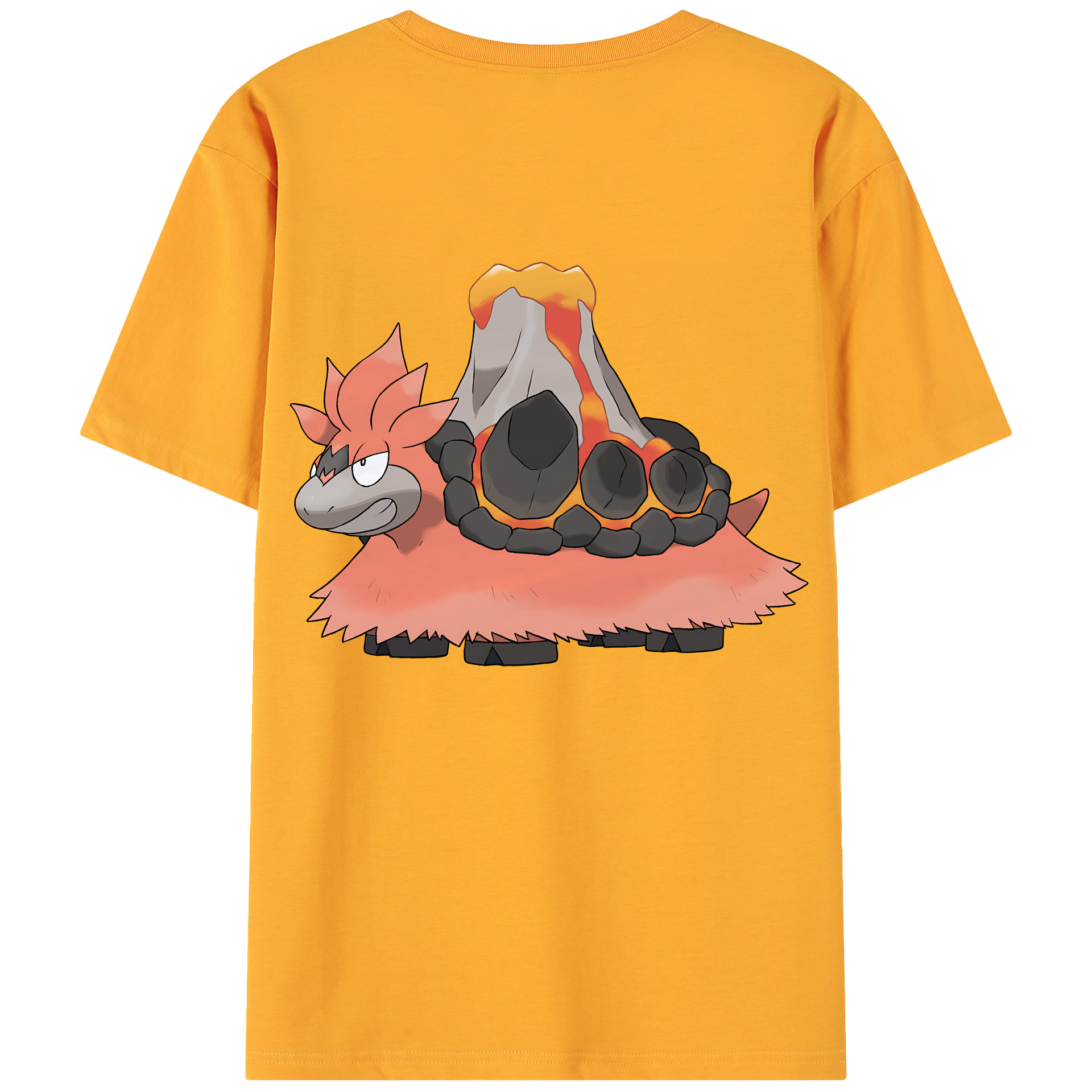 （画像用） ポケットモンスター Pokémon 綿100％ メンズ半袖Tシャツ（バックプリント） 通気性