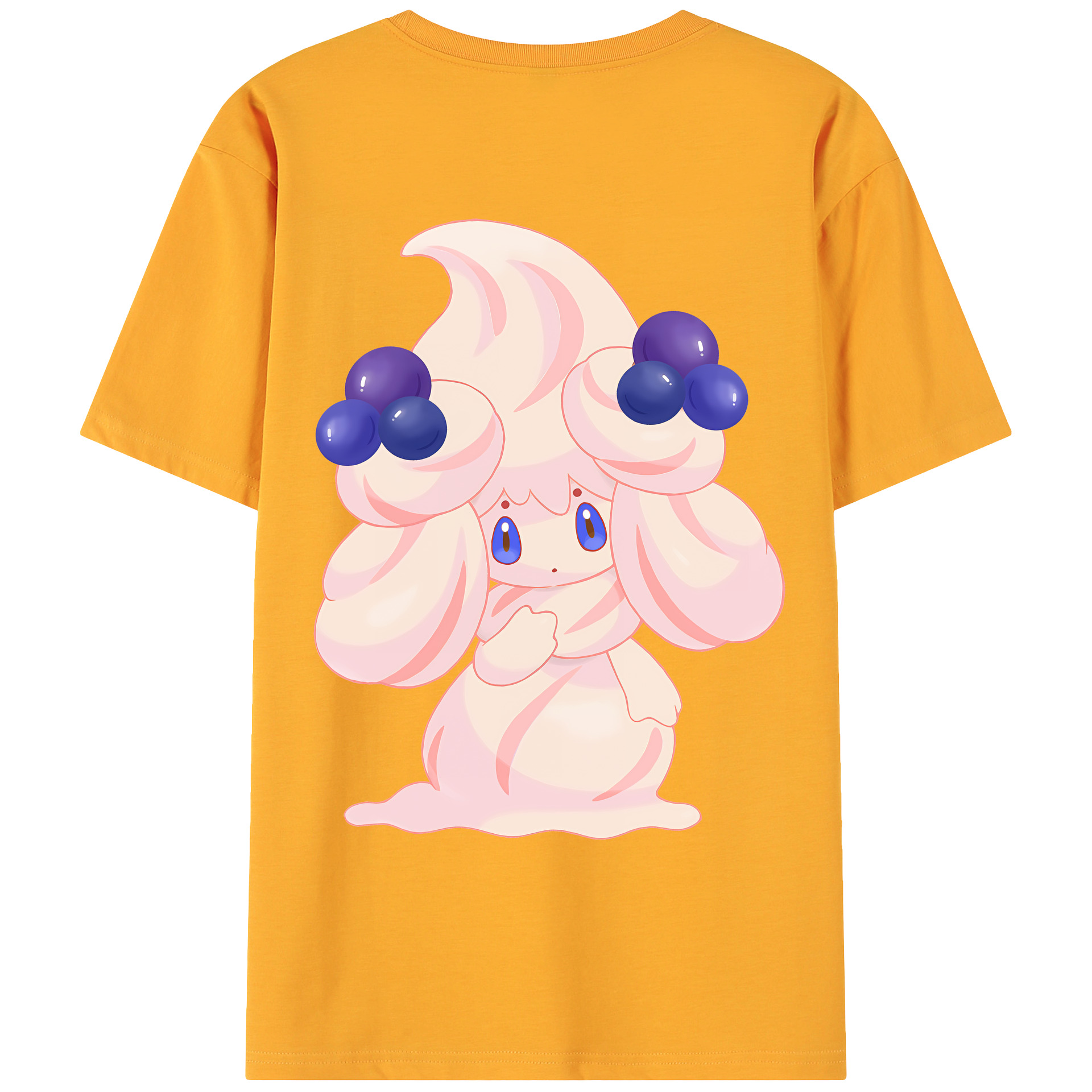 （画像用） ポケットモンスター Pokémon 綿100％ メンズ半袖Tシャツ（バックプリント） 通気性