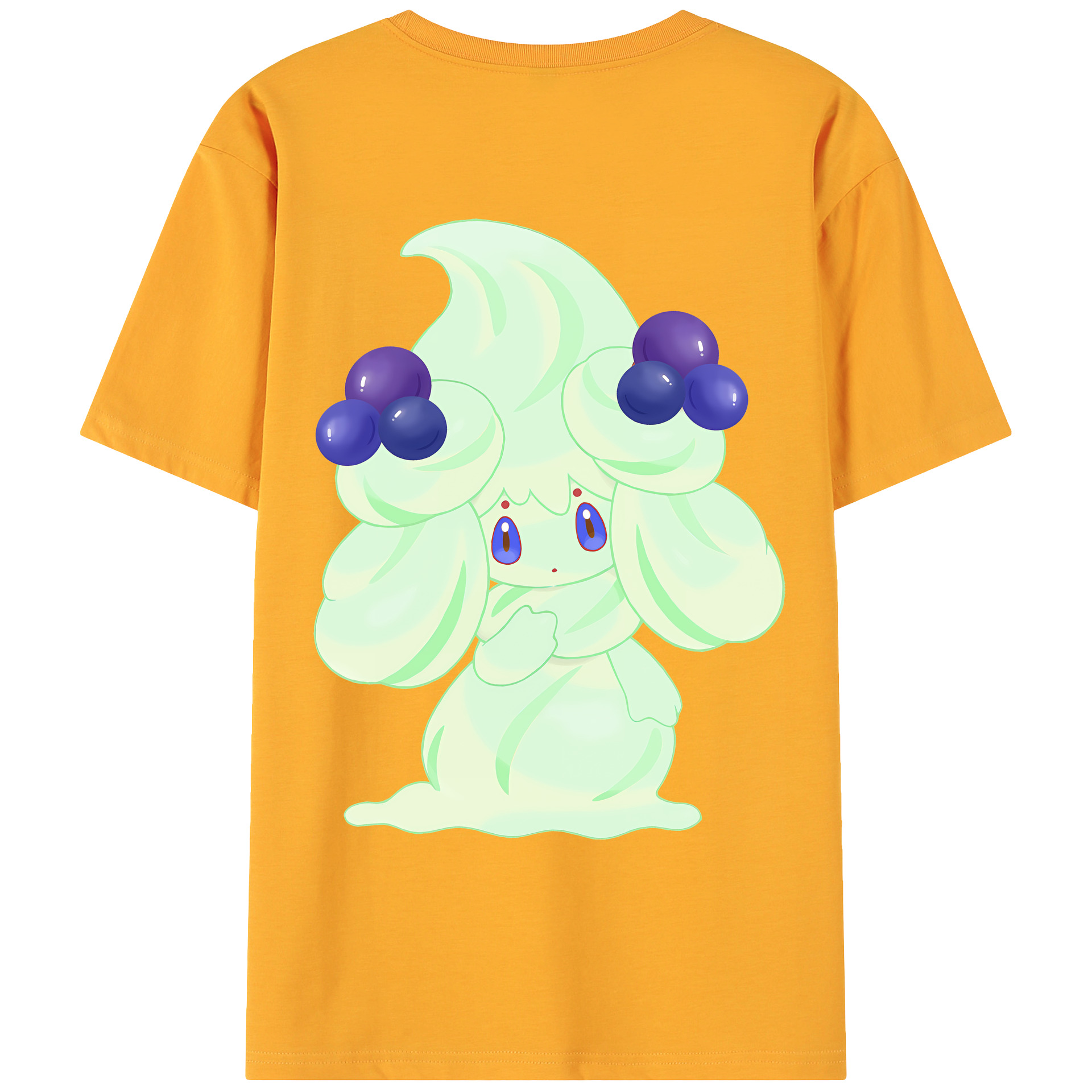 （画像用） ポケットモンスター Pokémon 綿100％ メンズ半袖Tシャツ（バックプリント） 通気性