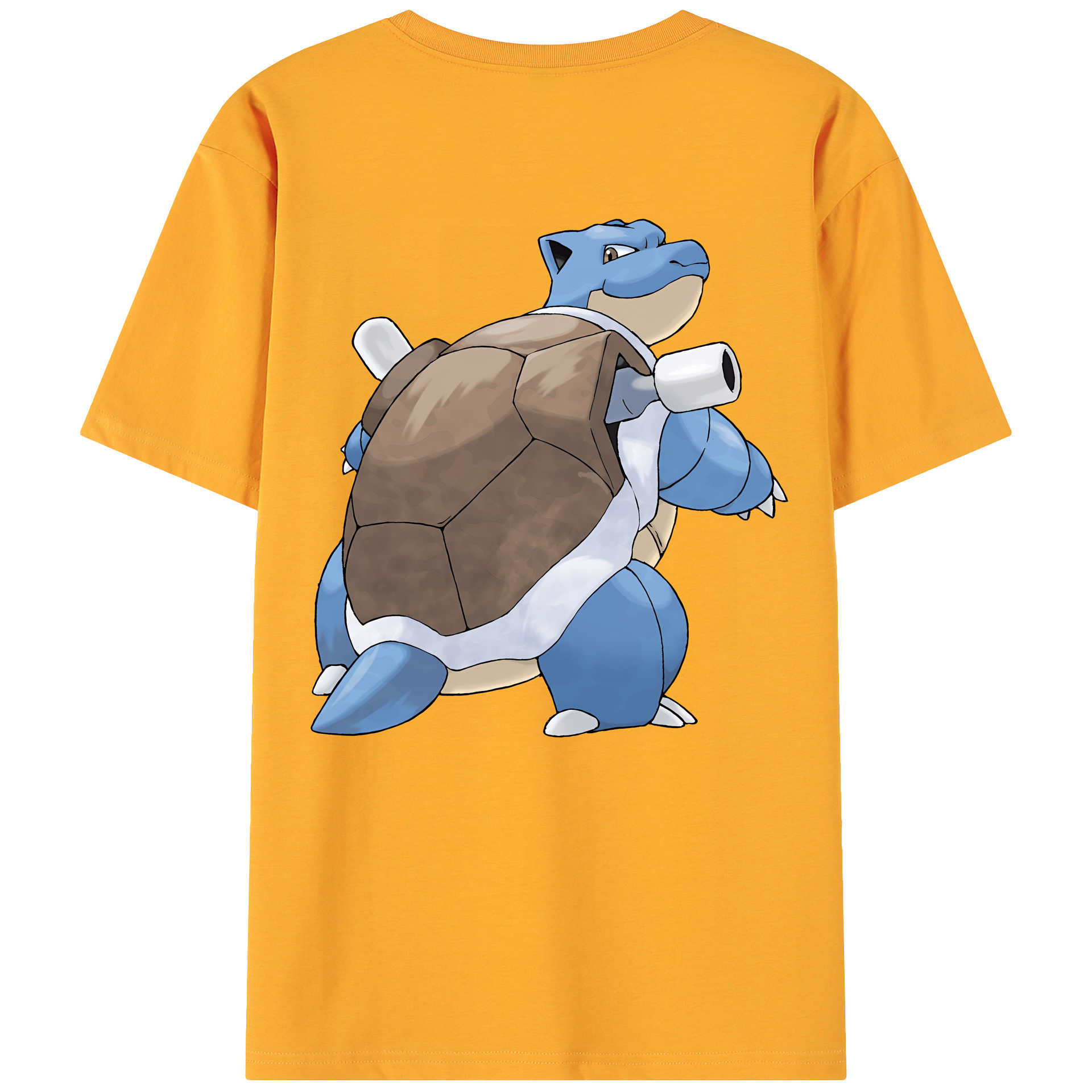 （画像用） ポケットモンスター Pokémon 綿100％ メンズ半袖Tシャツ（バックプリント） 通気性
