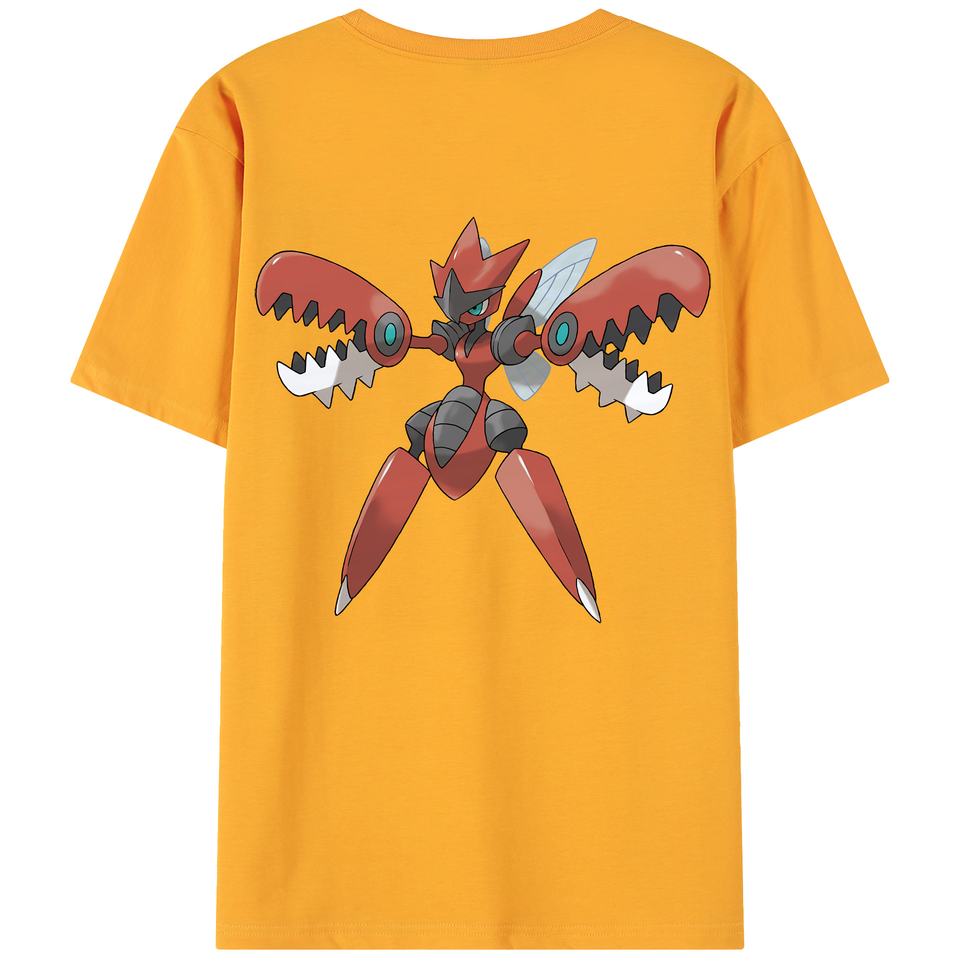 （画像用） ポケットモンスター Pokémon 綿100％ メンズ半袖Tシャツ（バックプリント） 通気性
