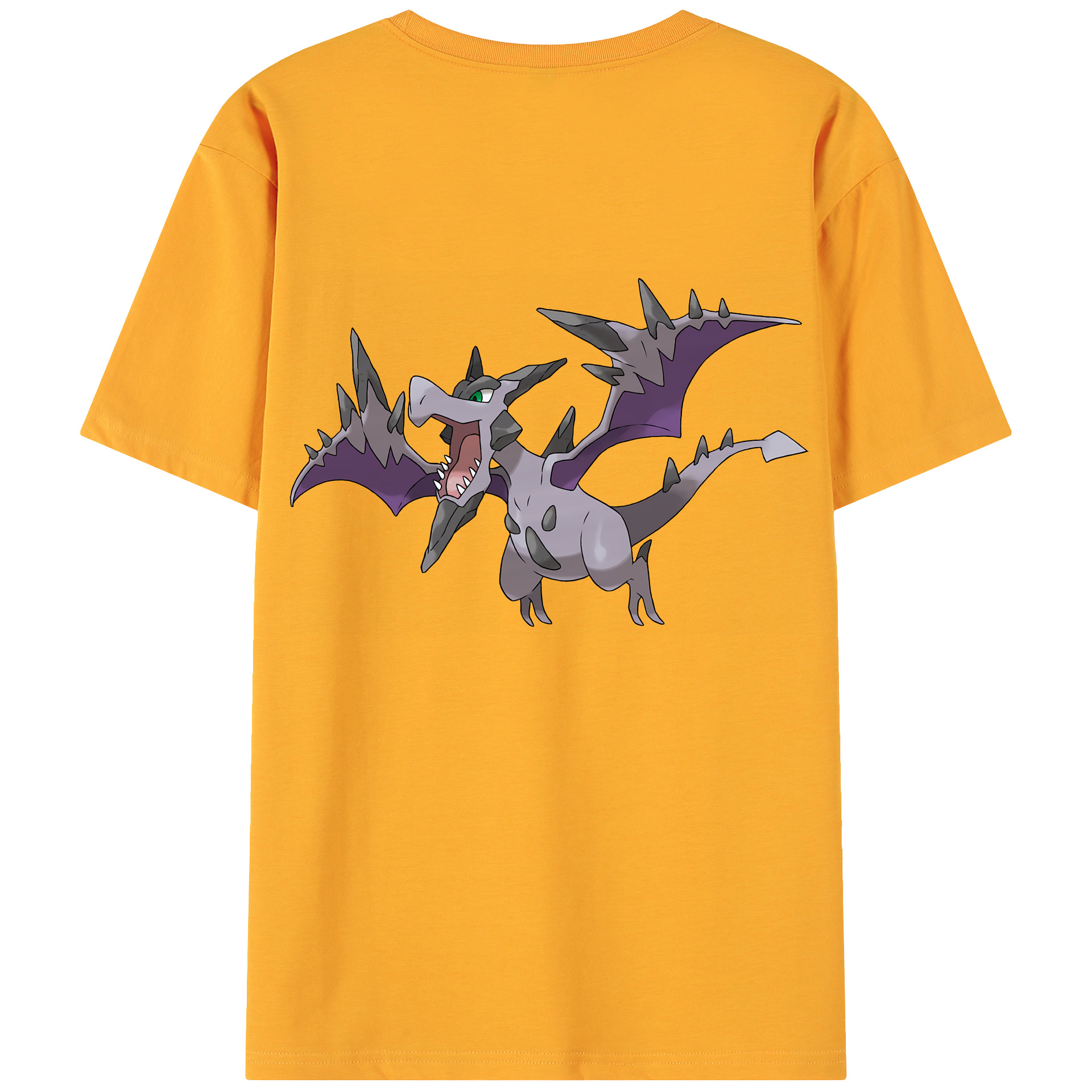 （画像用） ポケットモンスター Pokémon 綿100％ メンズ半袖Tシャツ（バックプリント） 通気性