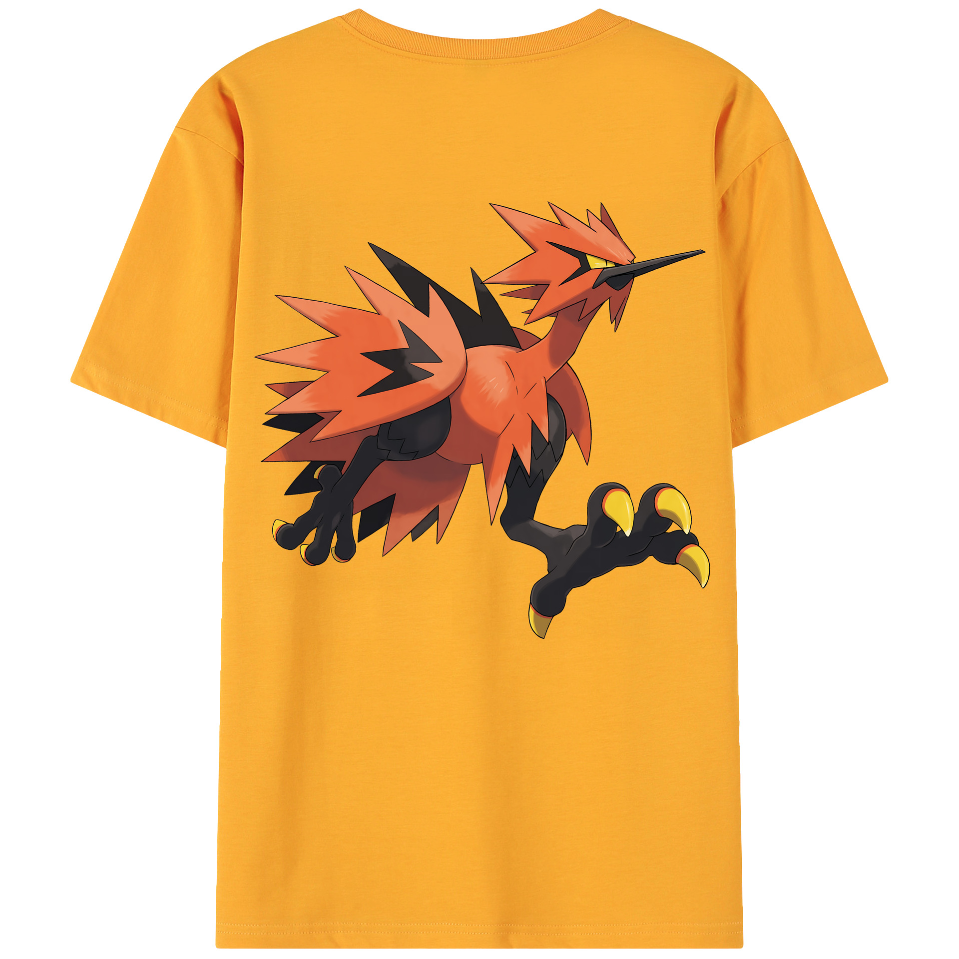 （画像用） ポケットモンスター Pokémon 綿100％ メンズ半袖Tシャツ（バックプリント） 通気性