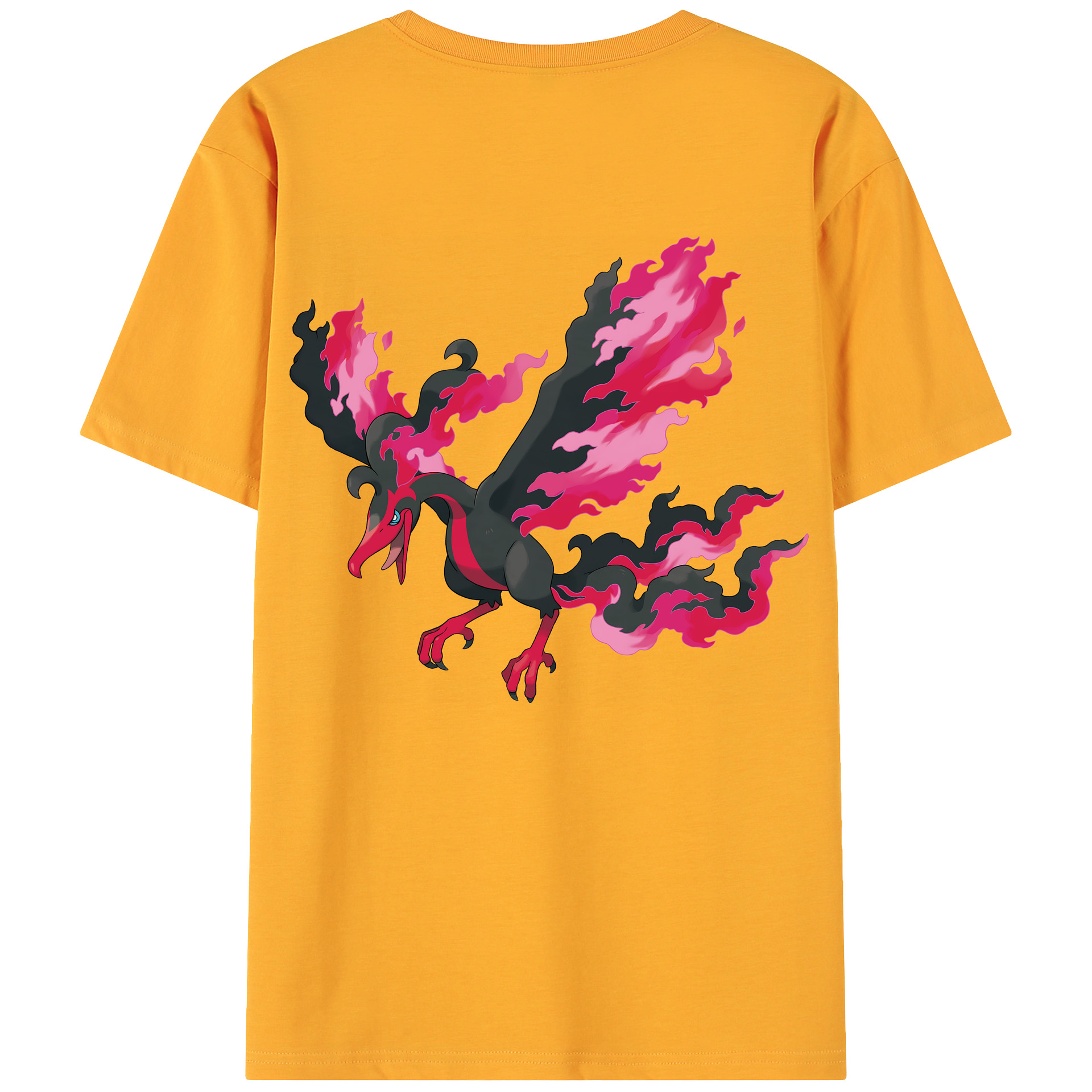 （画像用） ポケットモンスター Pokémon 綿100％ メンズ半袖Tシャツ（バックプリント） 通気性