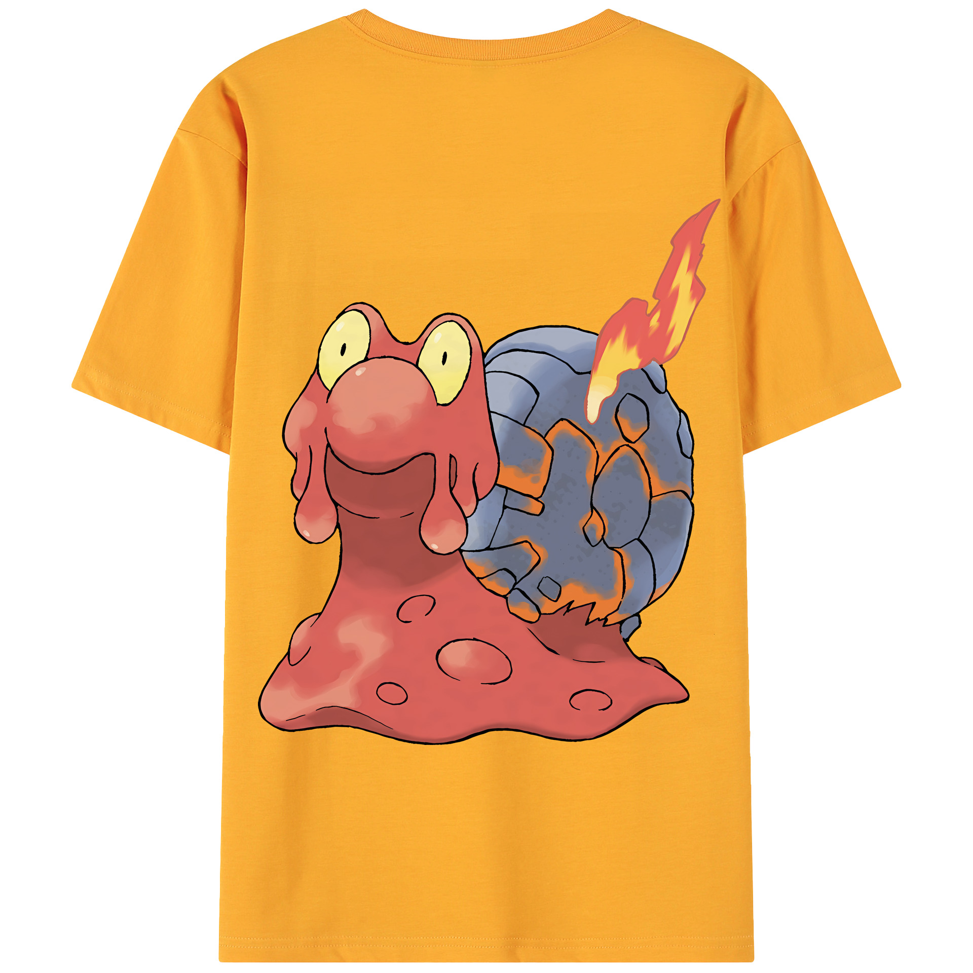 （画像用） ポケットモンスター Pokémon 綿100％ メンズ半袖Tシャツ（バックプリント） 通気性