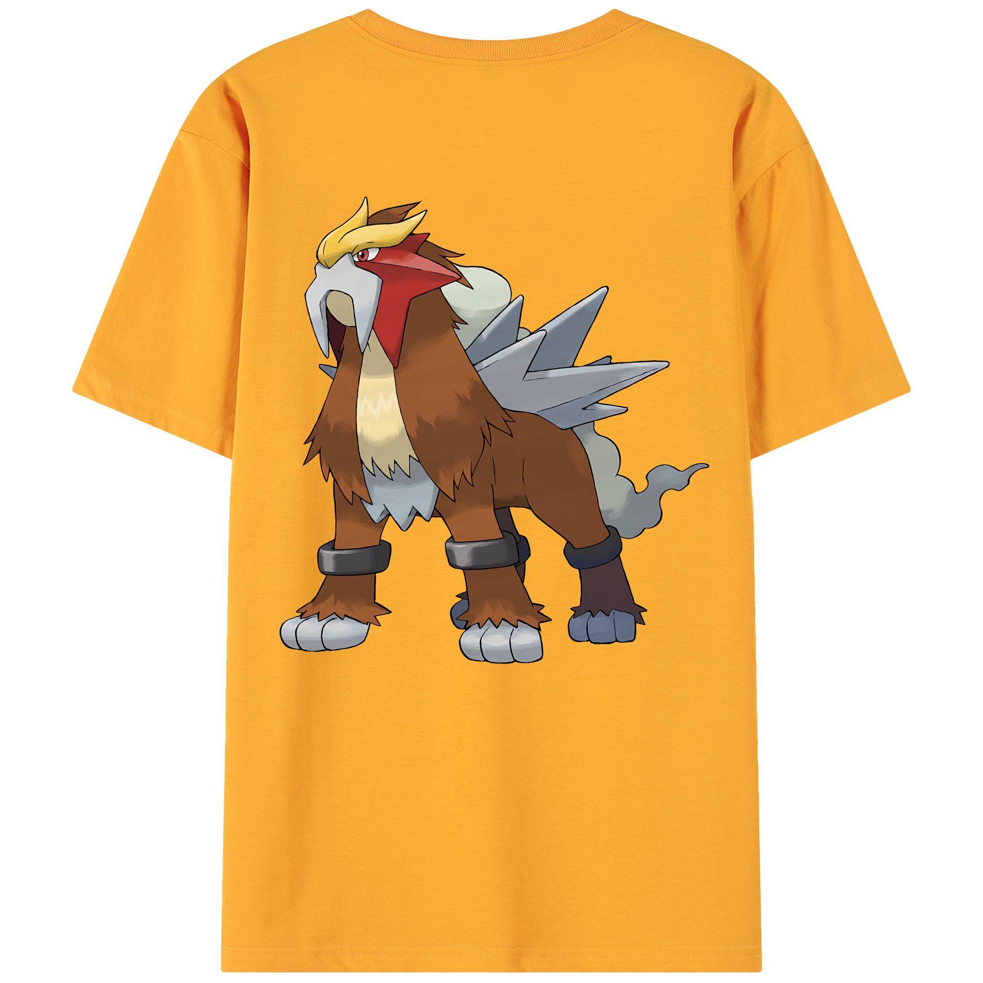 （画像用） ポケットモンスター Pokémon 綿100％ メンズ半袖Tシャツ（バックプリント） 通気性