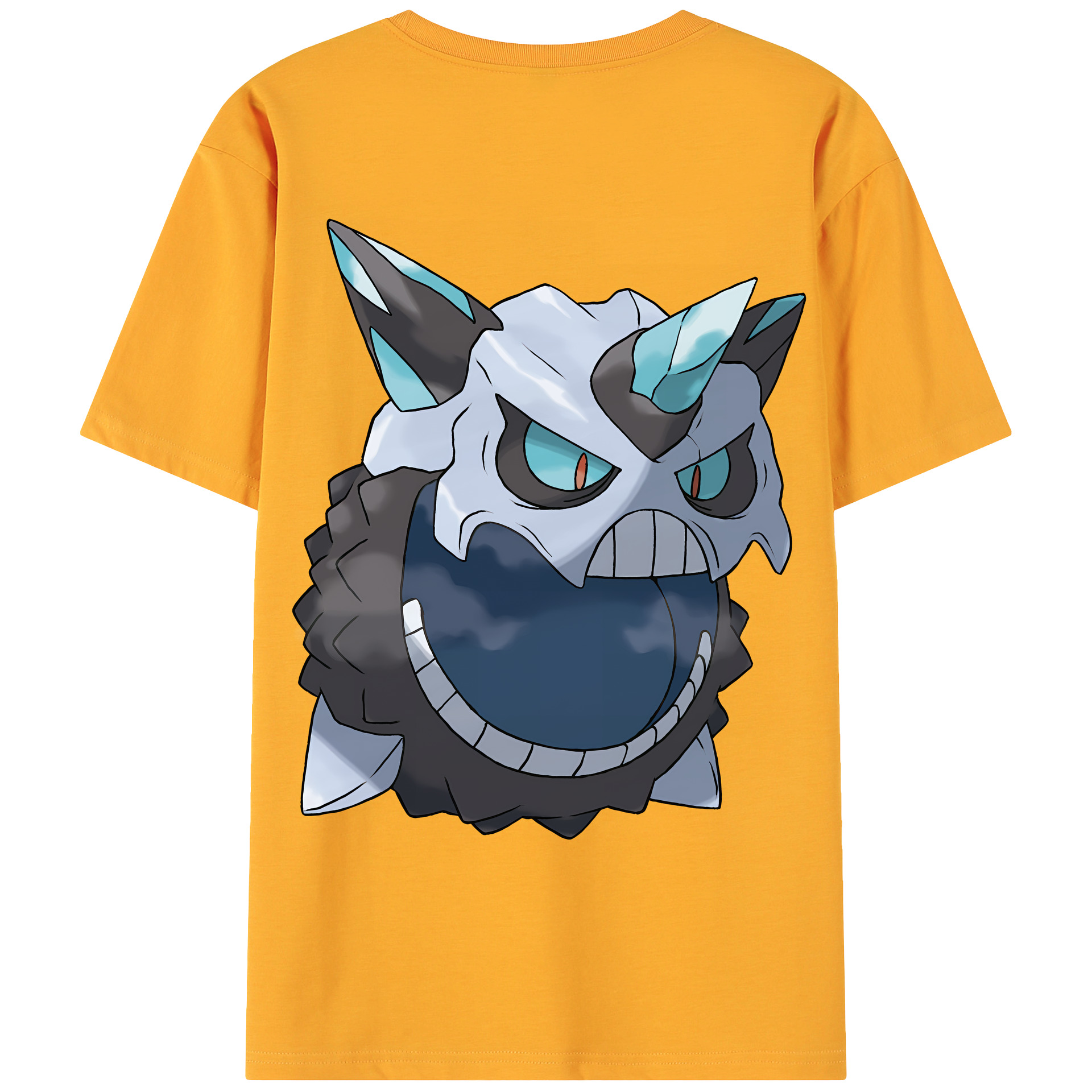 （画像用） ポケットモンスター Pokémon 綿100％ メンズ半袖Tシャツ（バックプリント） 通気性