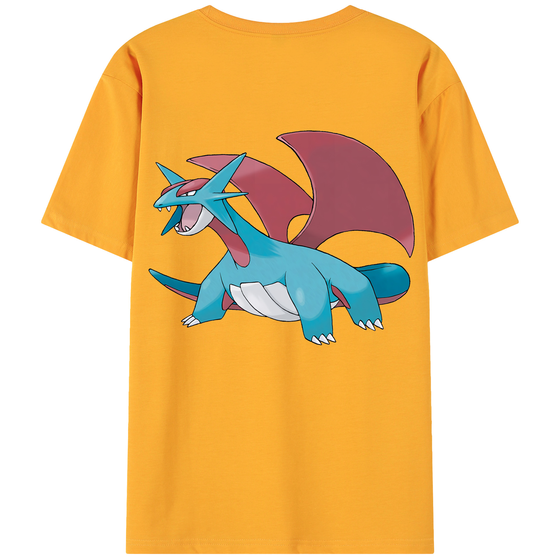 （画像用） ポケットモンスター Pokémon 綿100％ メンズ半袖Tシャツ（バックプリント） 通気性