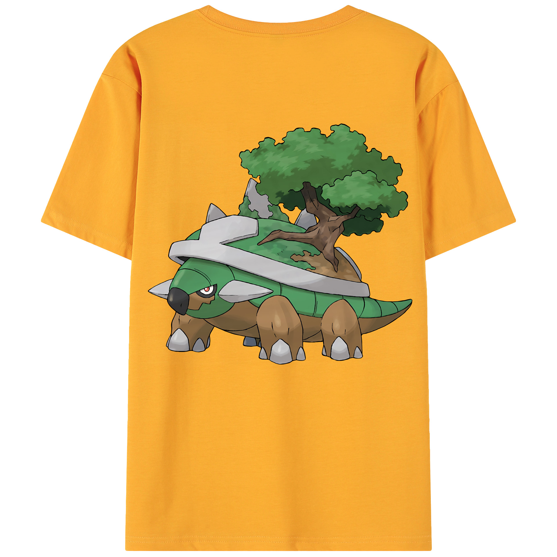 （画像用） ポケットモンスター Pokémon 綿100％ メンズ半袖Tシャツ（バックプリント） 通気性