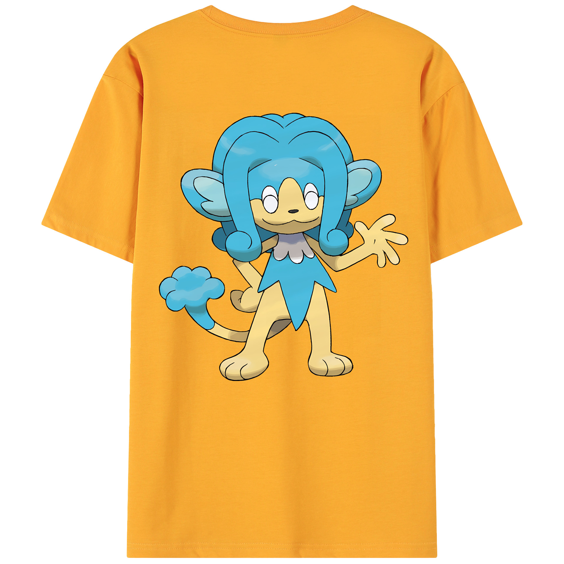 （画像用） ポケットモンスター Pokémon 綿100％ メンズ半袖Tシャツ（バックプリント） 通気性
