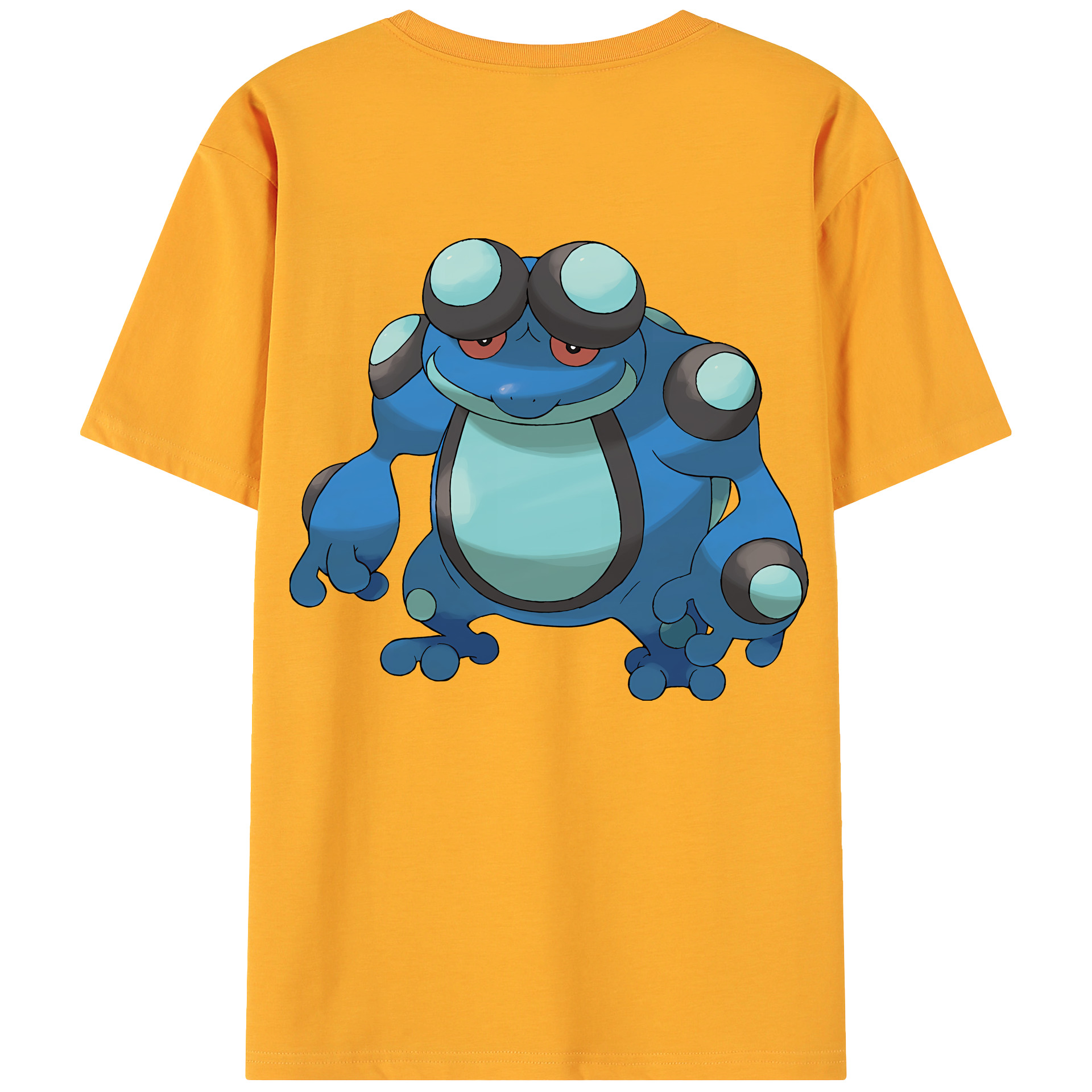 （画像用） ポケットモンスター Pokémon 綿100％ メンズ半袖Tシャツ（バックプリント） 通気性