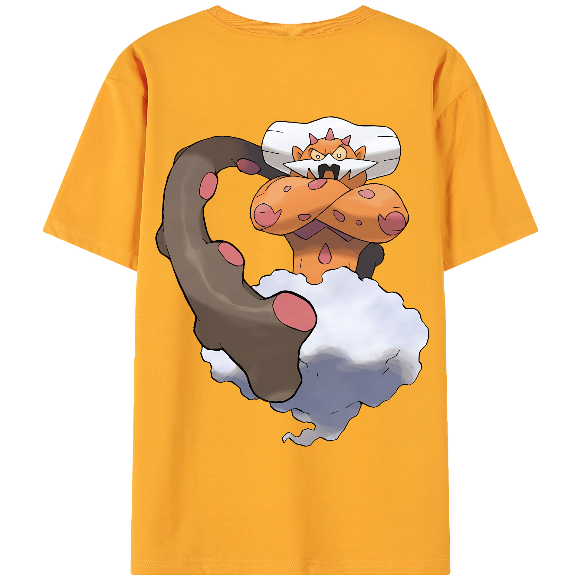 （画像用） ポケットモンスター Pokémon 綿100％ メンズ半袖Tシャツ（バックプリント） 通気性