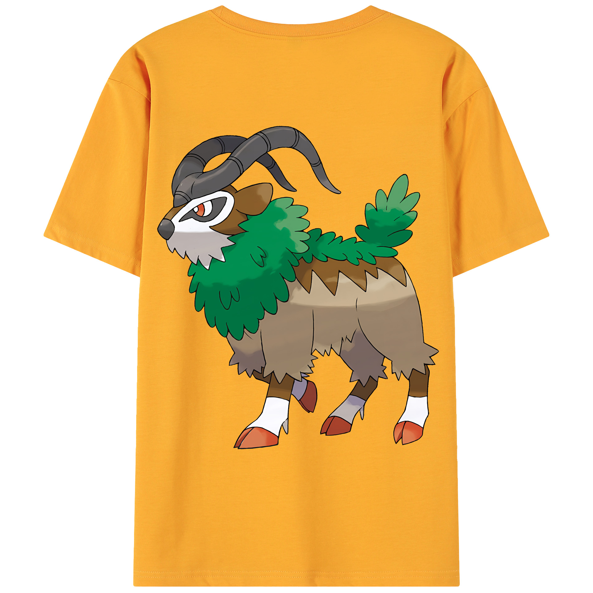 （画像用） ポケットモンスター Pokémon 綿100％ メンズ半袖Tシャツ（バックプリント） 通気性