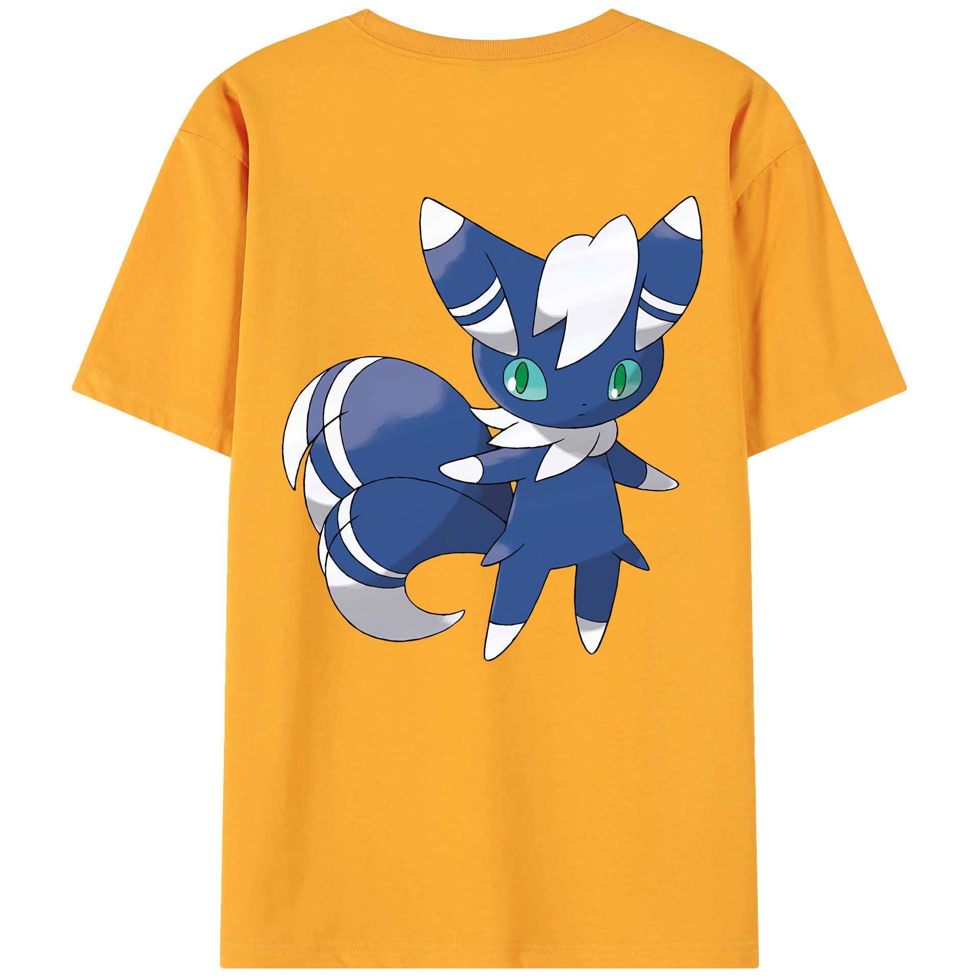 （画像用） ポケットモンスター Pokémon 綿100％ メンズ半袖Tシャツ（バックプリント） 通気性