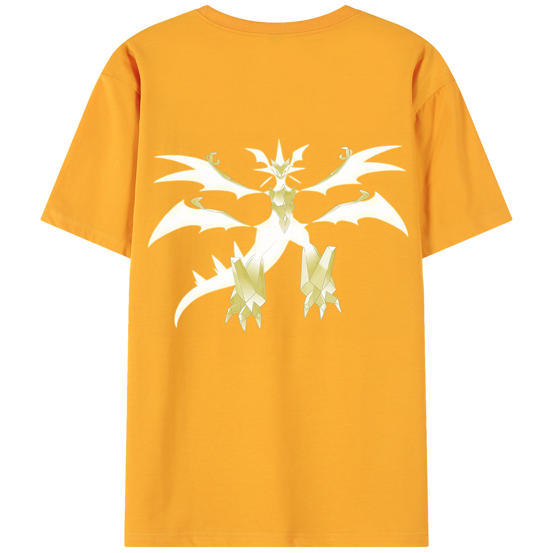 （画像用） ポケットモンスター Pokémon 綿100％ メンズ半袖Tシャツ（バックプリント） 通気性