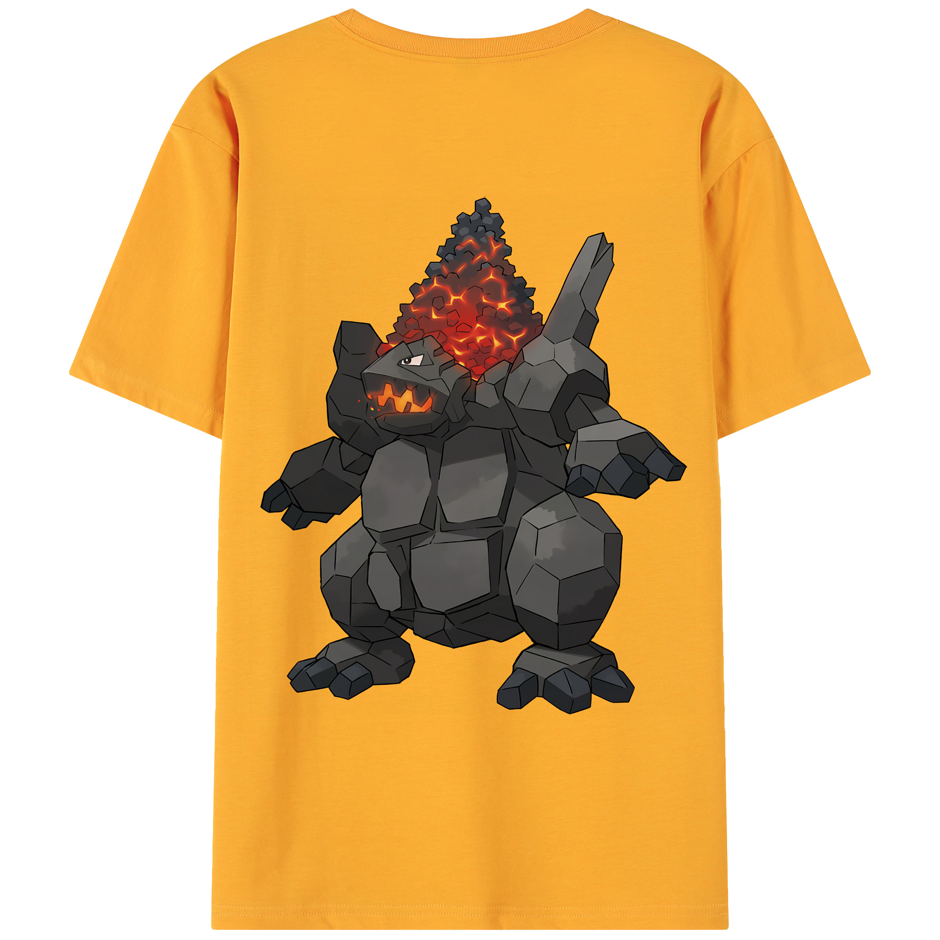 （画像用） ポケットモンスター Pokémon 綿100％ メンズ半袖Tシャツ（バックプリント） 通気性