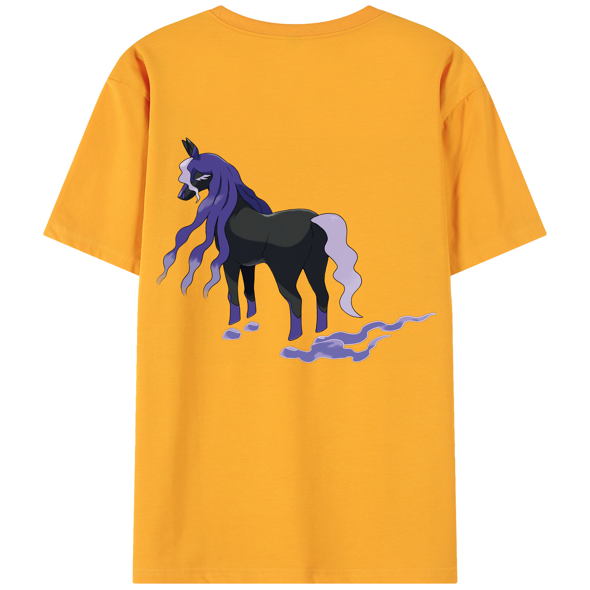 （画像用） ポケットモンスター Pokémon 綿100％ メンズ半袖Tシャツ（バックプリント） 通気性
