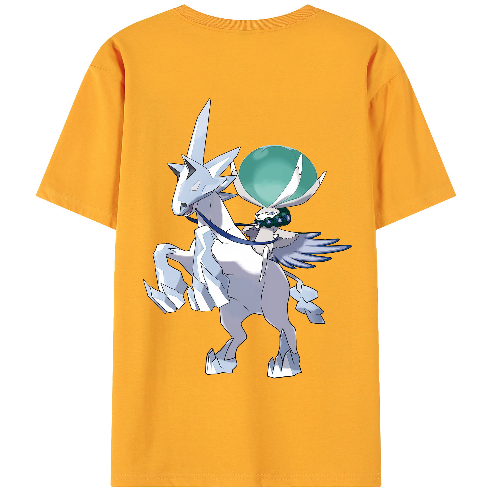（画像用） ポケットモンスター Pokémon 綿100％ メンズ半袖Tシャツ（バックプリント） 通気性