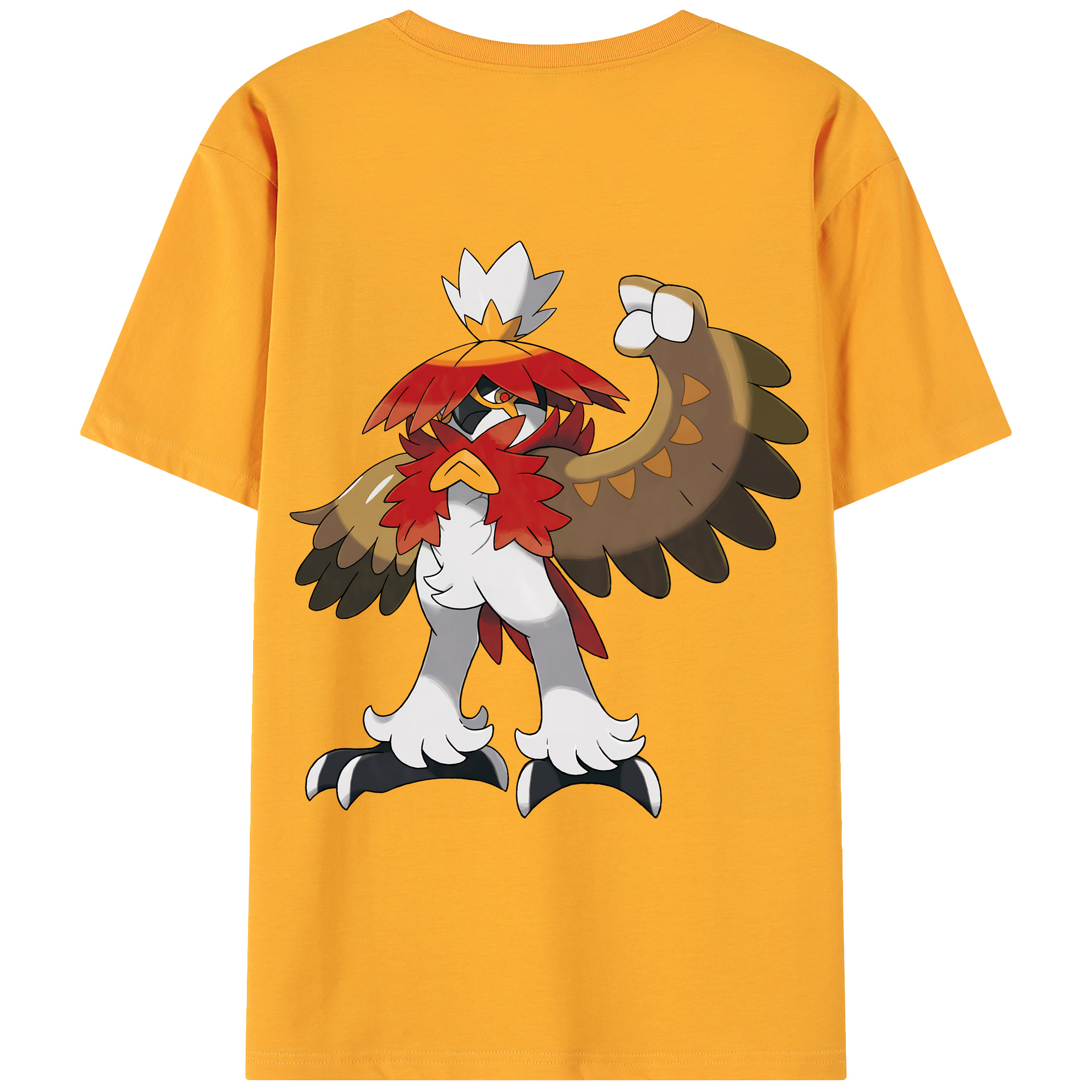 （画像用） ポケットモンスター Pokémon 綿100％ メンズ半袖Tシャツ（バックプリント） 通気性