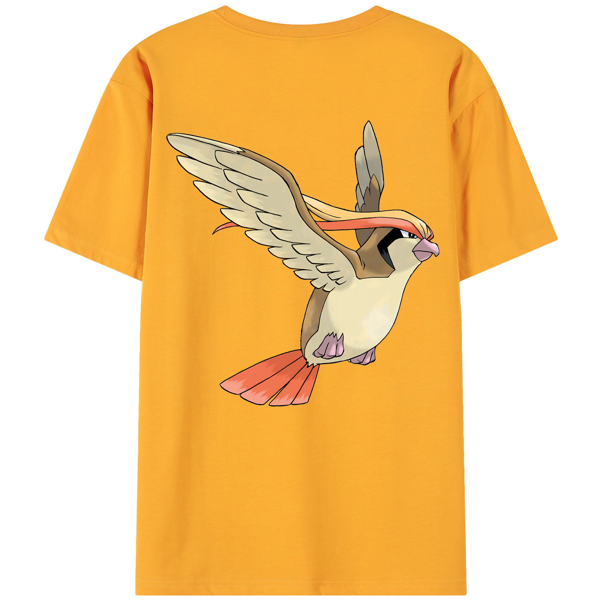 （画像用） ポケットモンスター Pokémon 綿100％ メンズ半袖Tシャツ（バックプリント） 通気性
