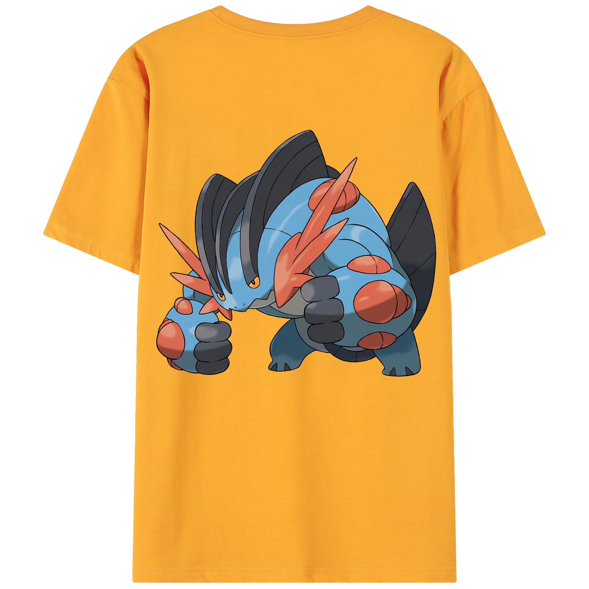 （画像用） ポケットモンスター Pokémon 綿100％ メンズ半袖Tシャツ（バックプリント） 通気性