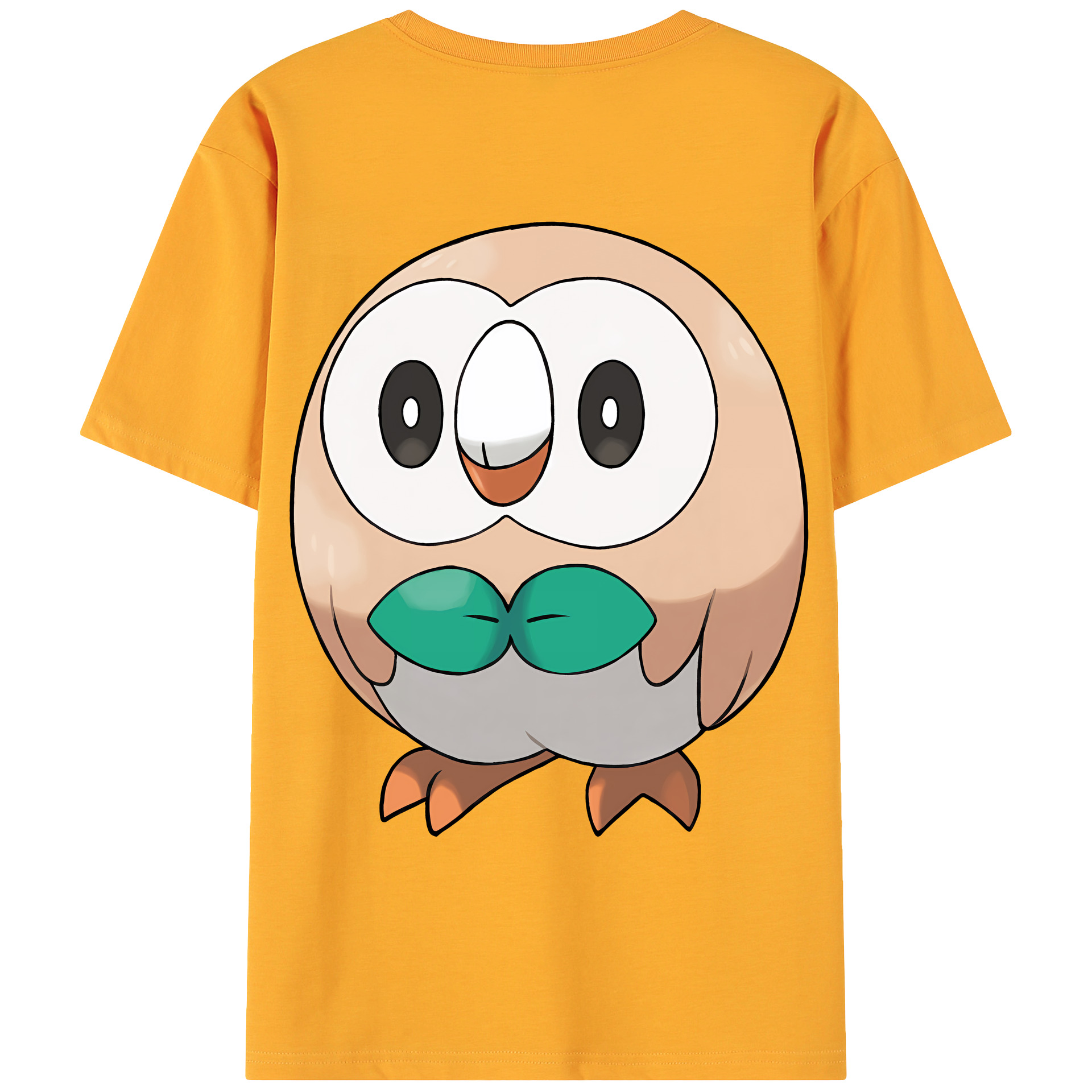 （画像用） ポケットモンスター Pokémon 綿100％ メンズ半袖Tシャツ（バックプリント） 通気性