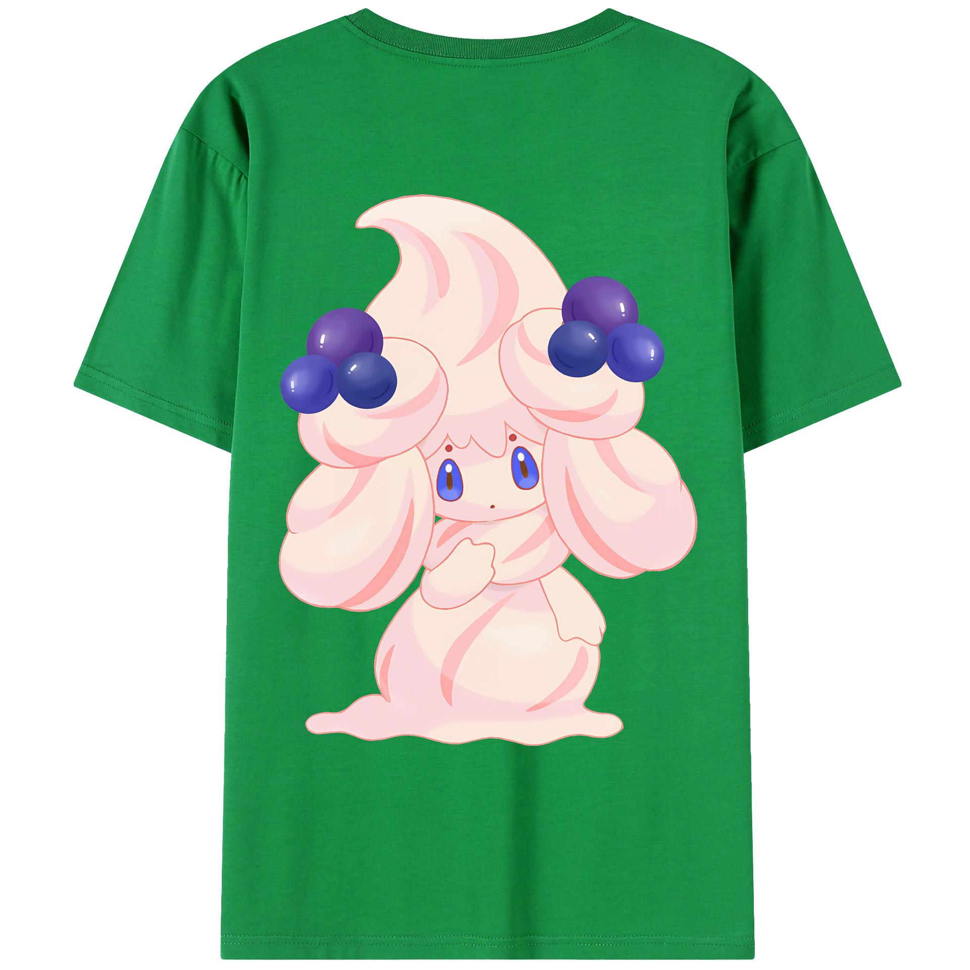 （画像用） ポケットモンスター Pokémon 綿100％ メンズ半袖Tシャツ（バックプリント） 通気性