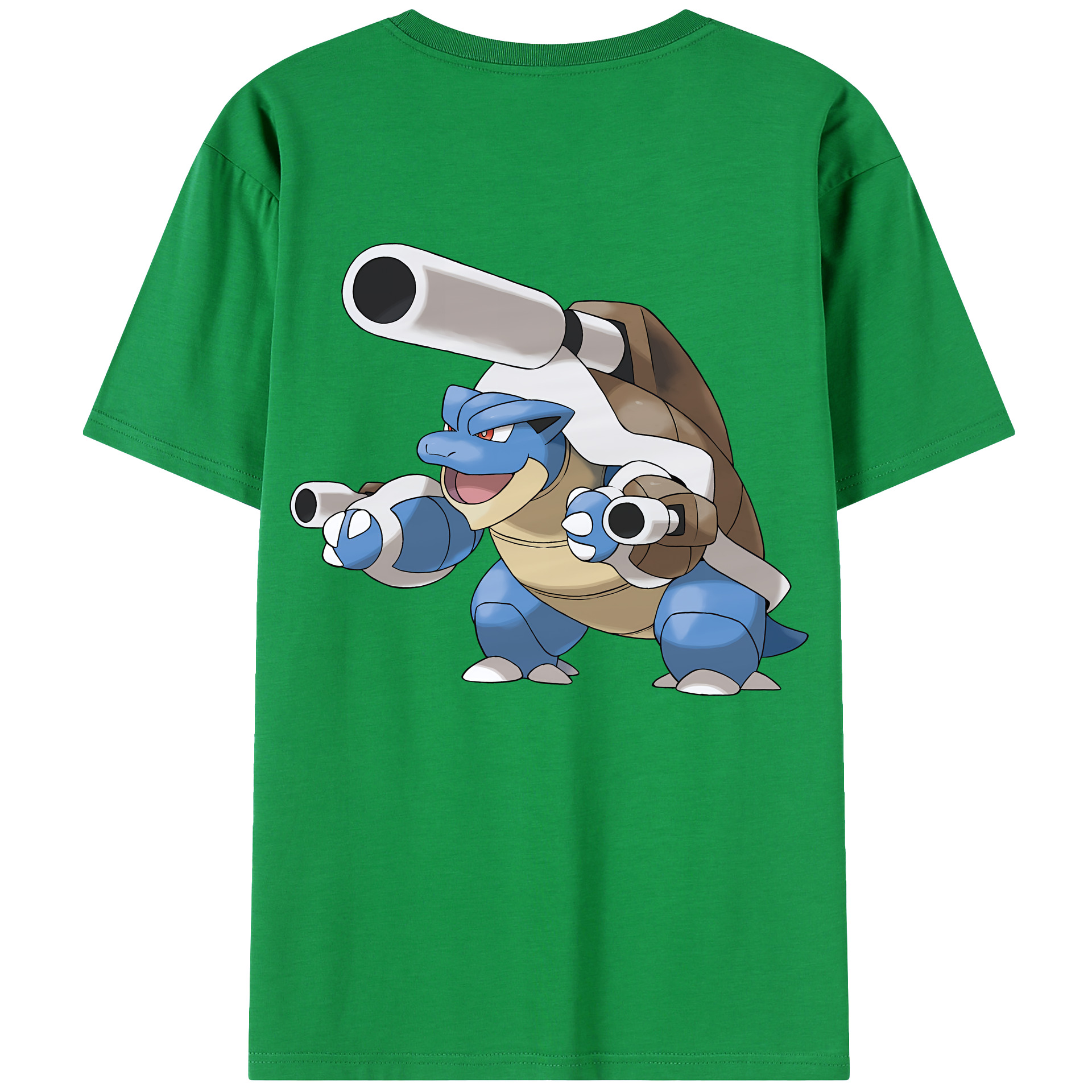 （画像用） ポケットモンスター Pokémon 綿100％ メンズ半袖Tシャツ（バックプリント） 通気性