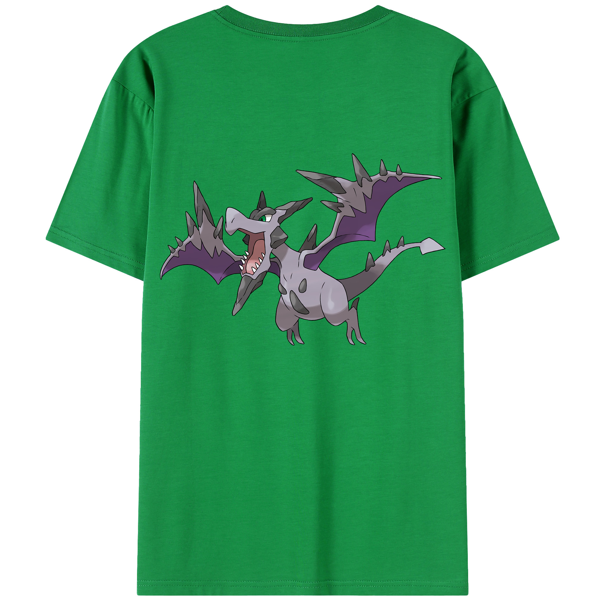 （画像用） ポケットモンスター Pokémon 綿100％ メンズ半袖Tシャツ（バックプリント） 通気性